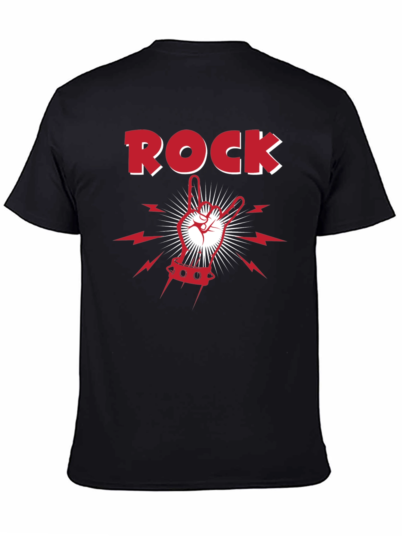 Rock On T-Shirt - Classic Black Tee