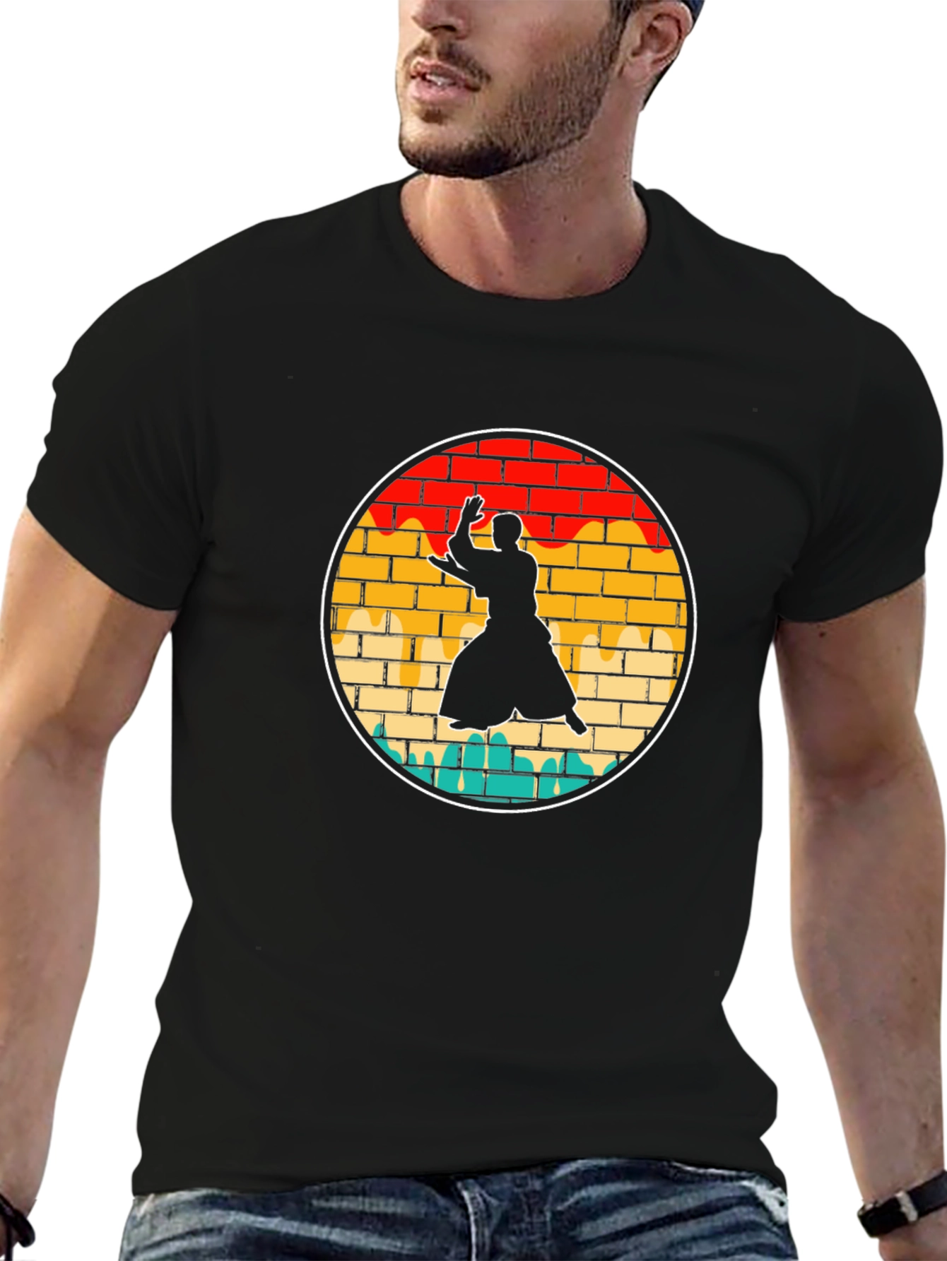 Aikido Silhouette Graphic Tee