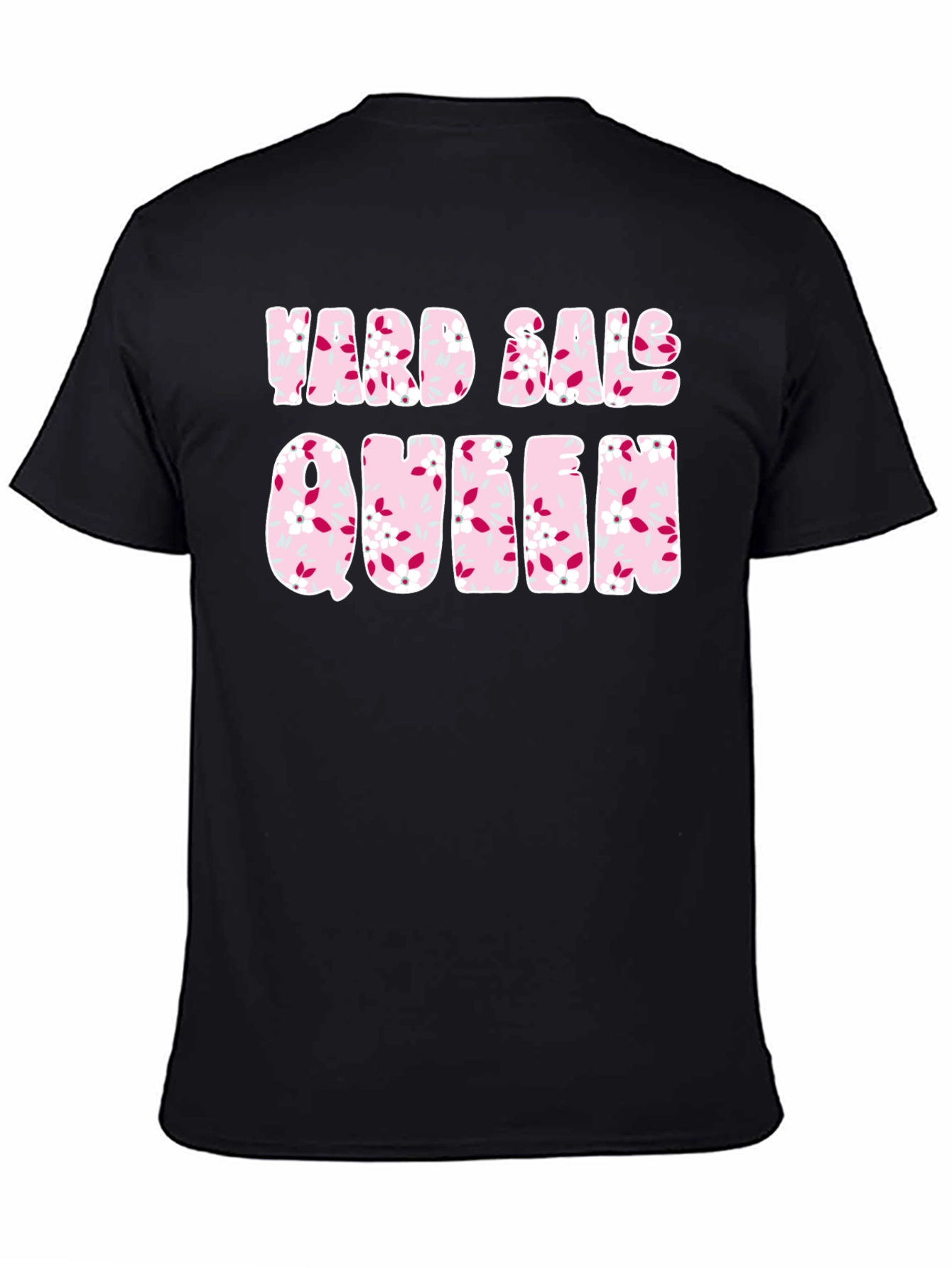 Yard Sale Queen Floral Graphic Tee