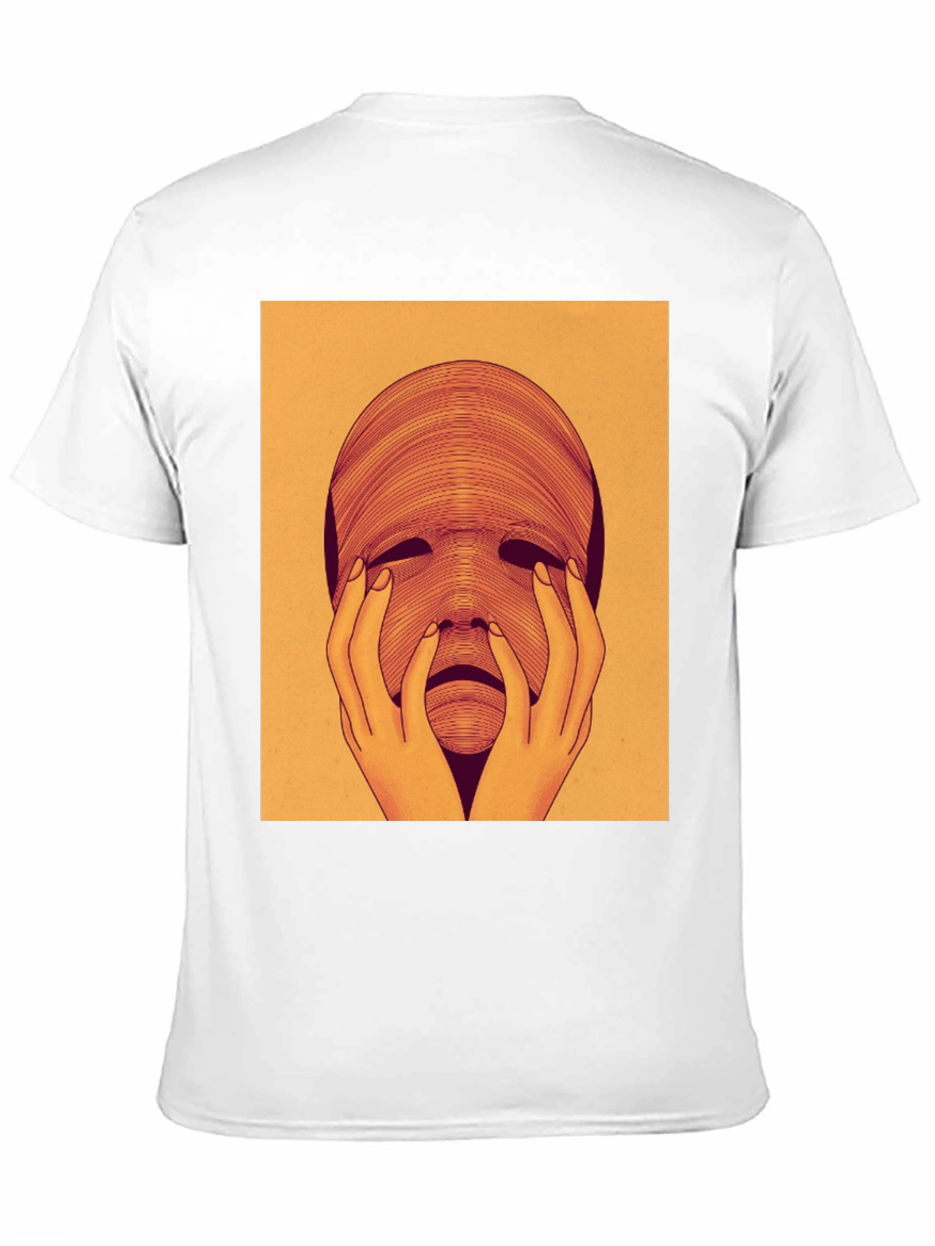 Surreal Face Graphic Tee - Unique Art T-Shirt