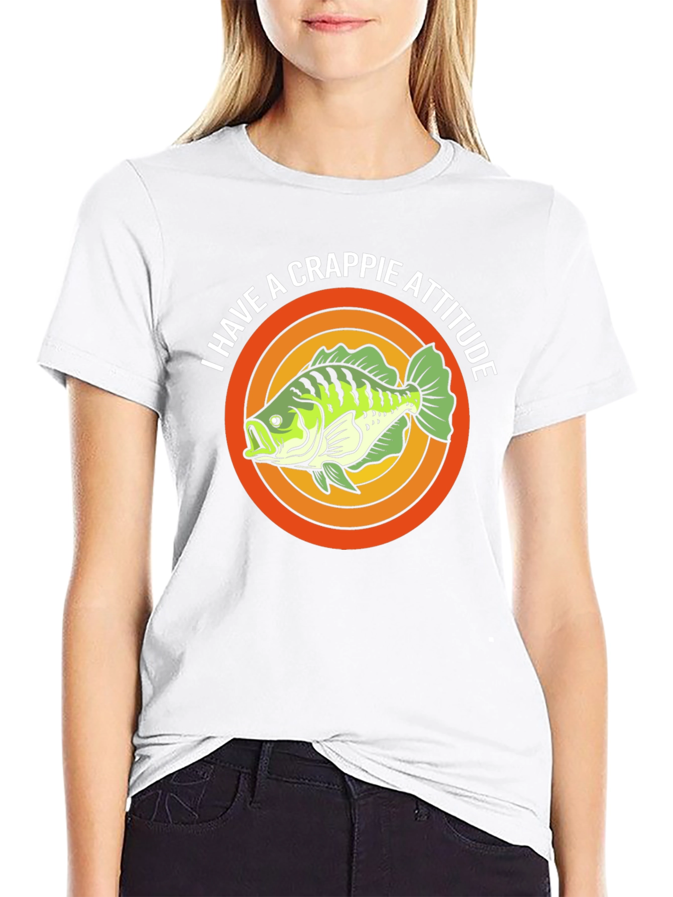 Crappie Attitude T-Shirt - Fishing Tee