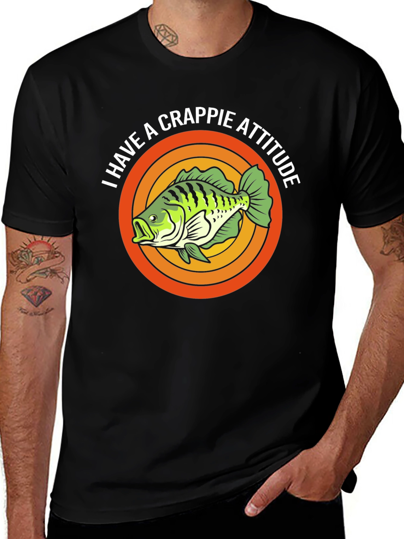 Crappie Attitude T-Shirt - Fishing Tee