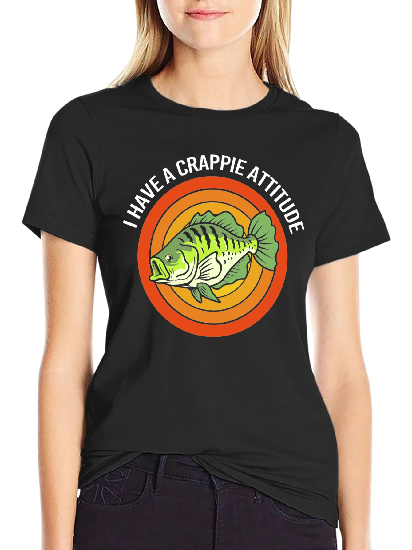 Crappie Attitude T-Shirt - Fishing Tee