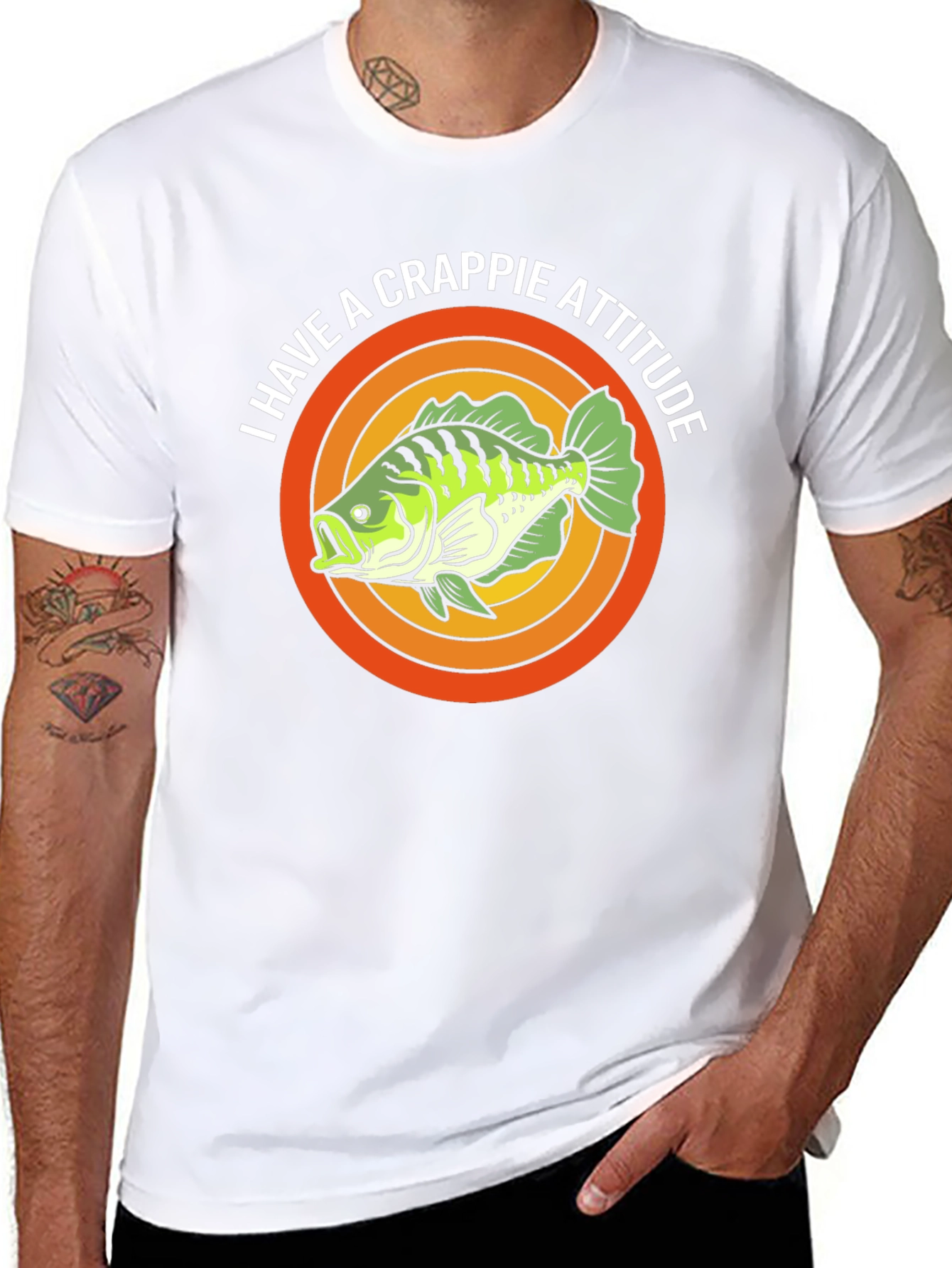 Crappie Attitude T-Shirt - Fishing Tee