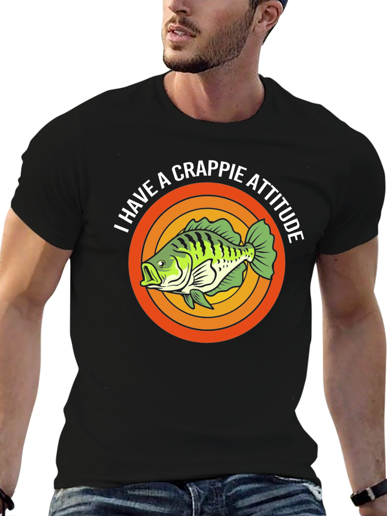 Crappie Attitude T-Shirt - Fishing Tee