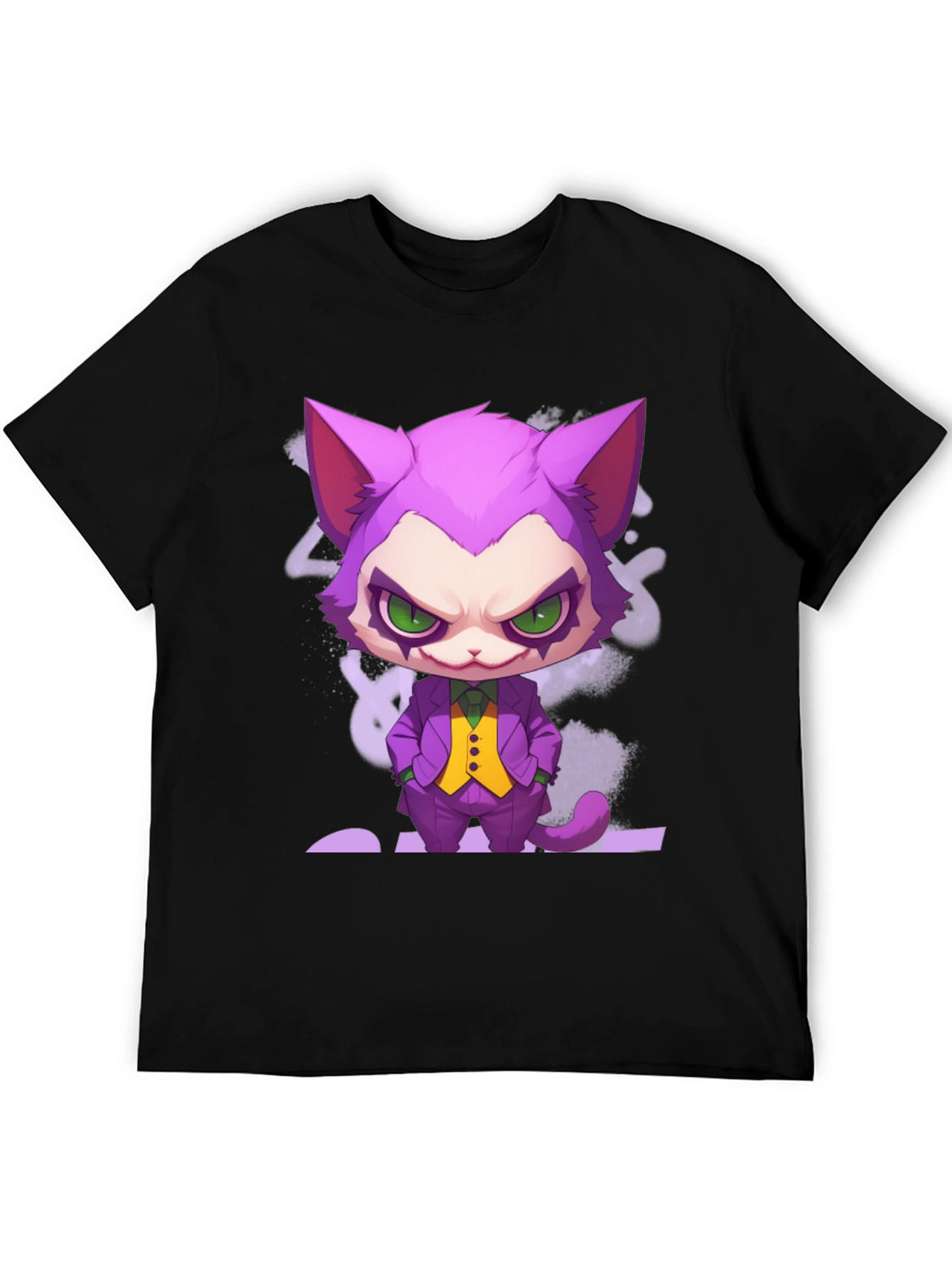 Cat Joker Graphic T-Shirt - Unique Design