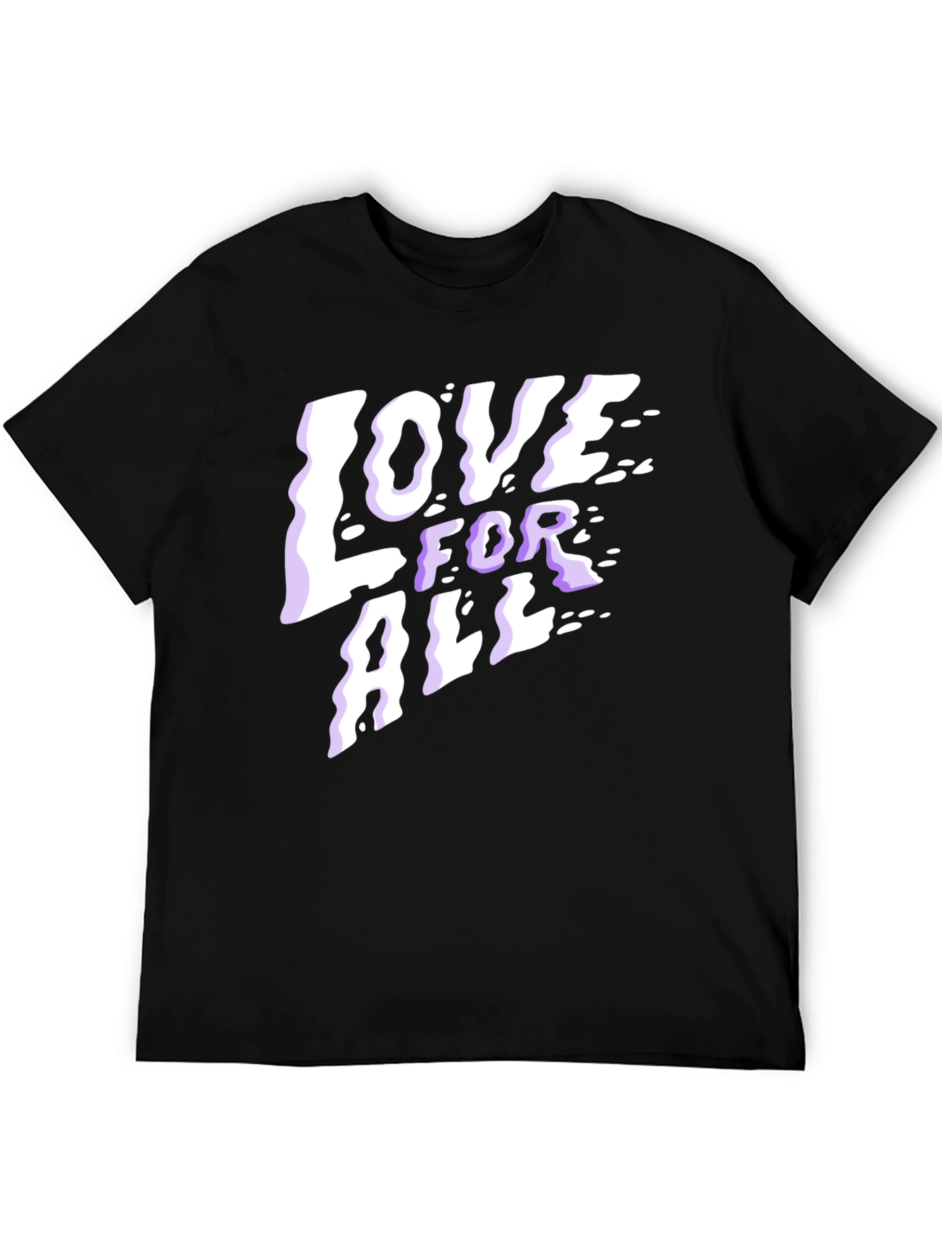 Love For All Graphic T-Shirt - Black
