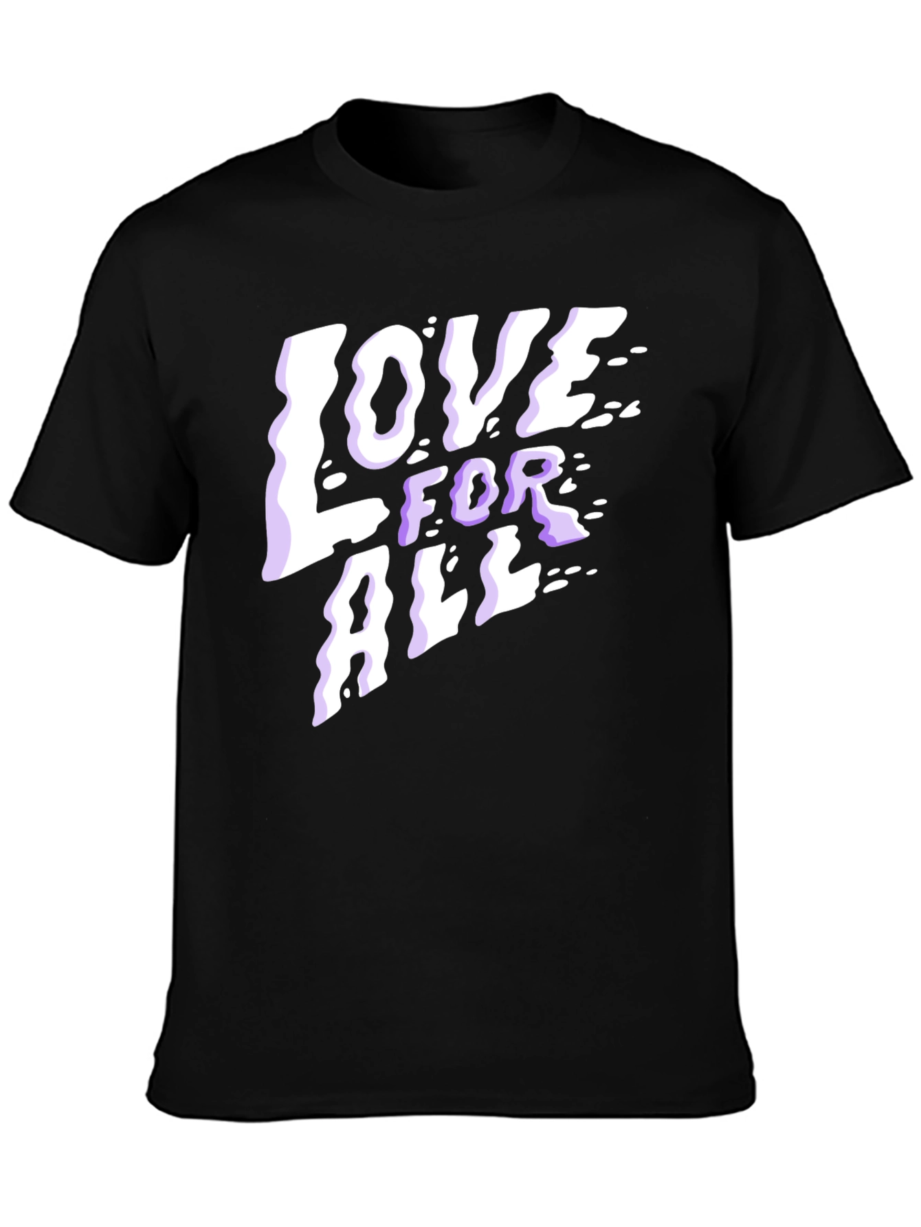 Love For All Graphic T-Shirt - Black