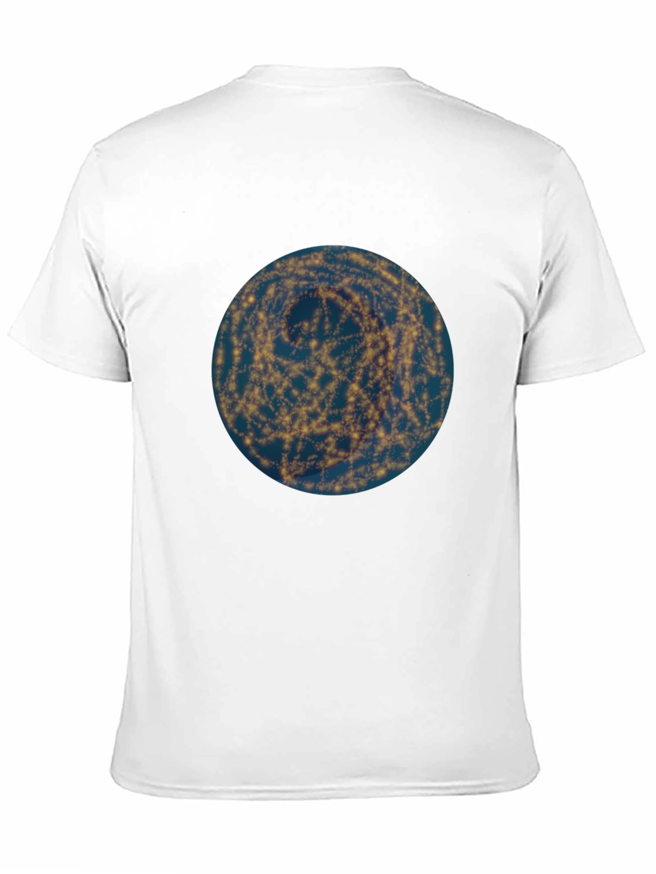 Galaxy Swirl Graphic Tee - Modern Black T-Shirt