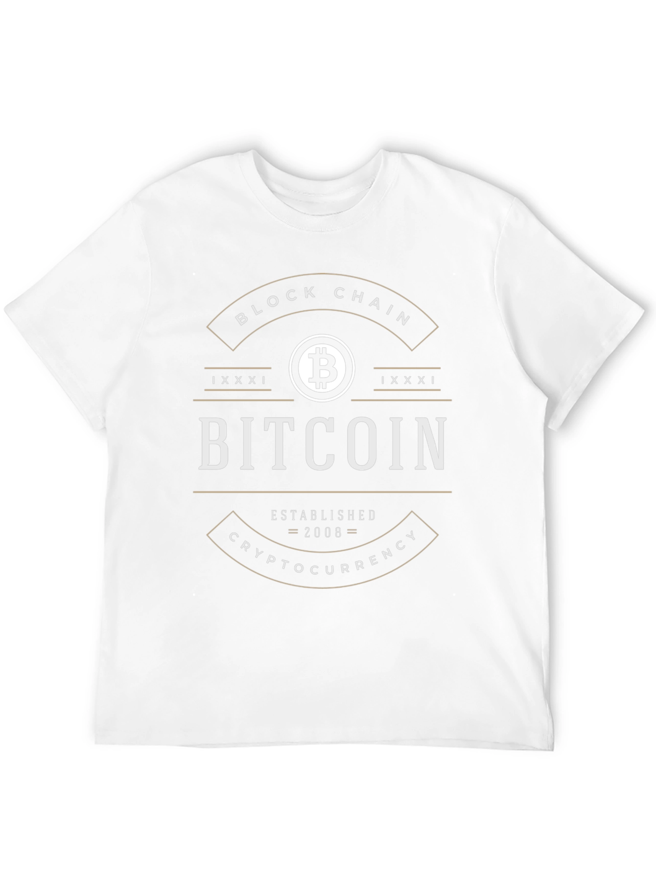Bitcoin Block Chain T-Shirt - Crypto Currency Tee