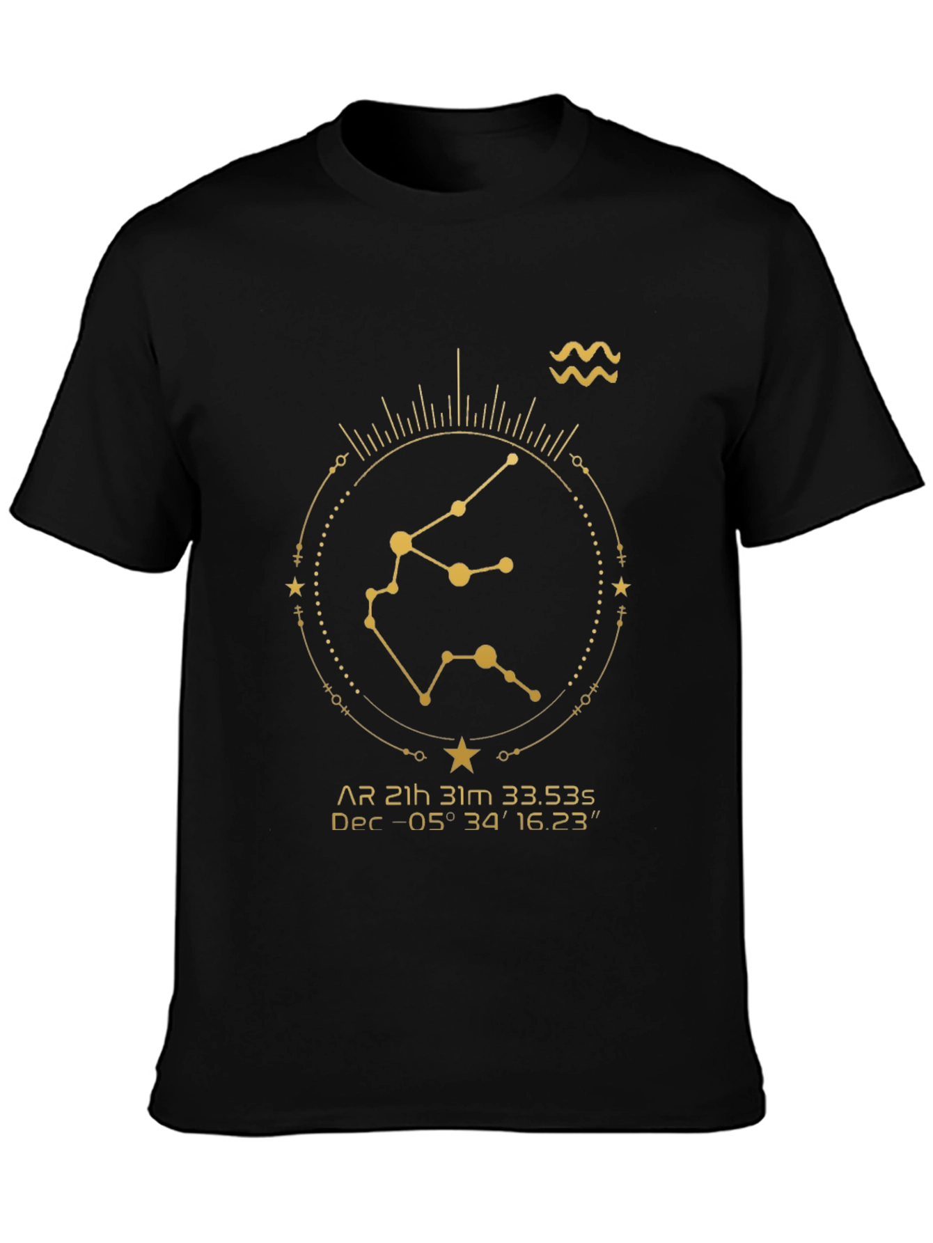 Aquarius Zodiac Constellation T-Shirt