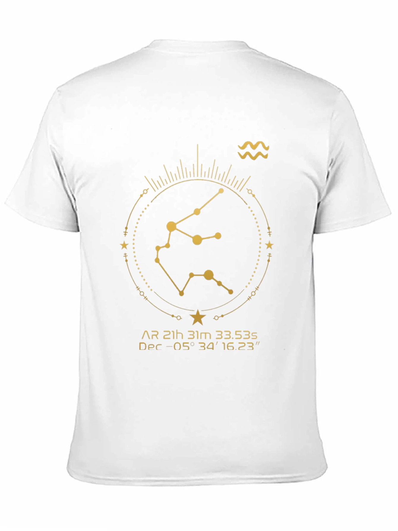 Aquarius Zodiac Constellation T-Shirt