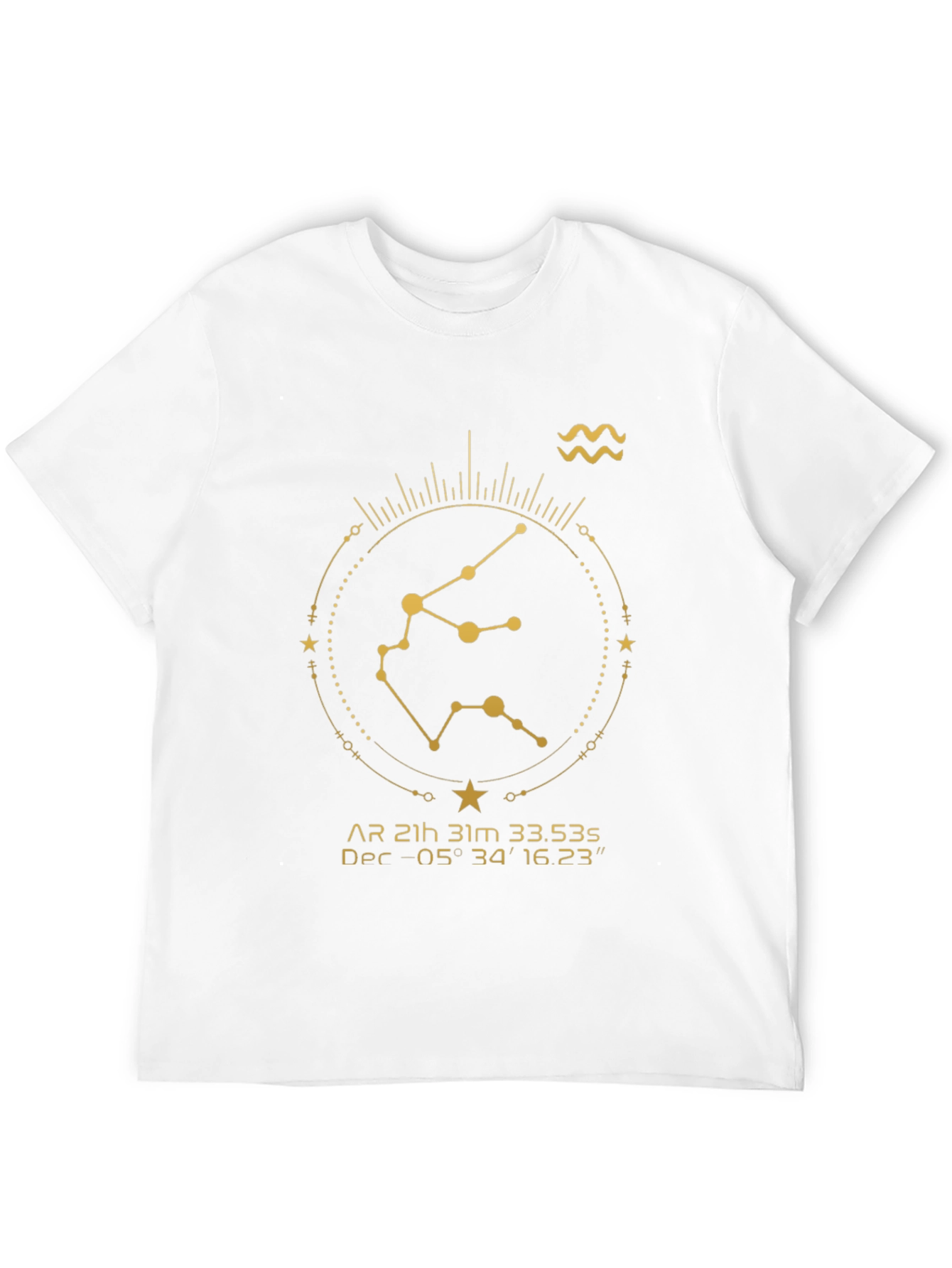 Aquarius Zodiac Constellation T-Shirt