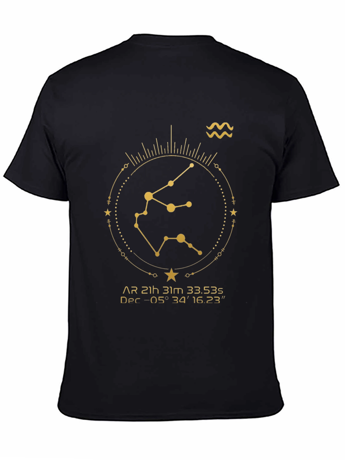 Aquarius Zodiac Constellation T-Shirt
