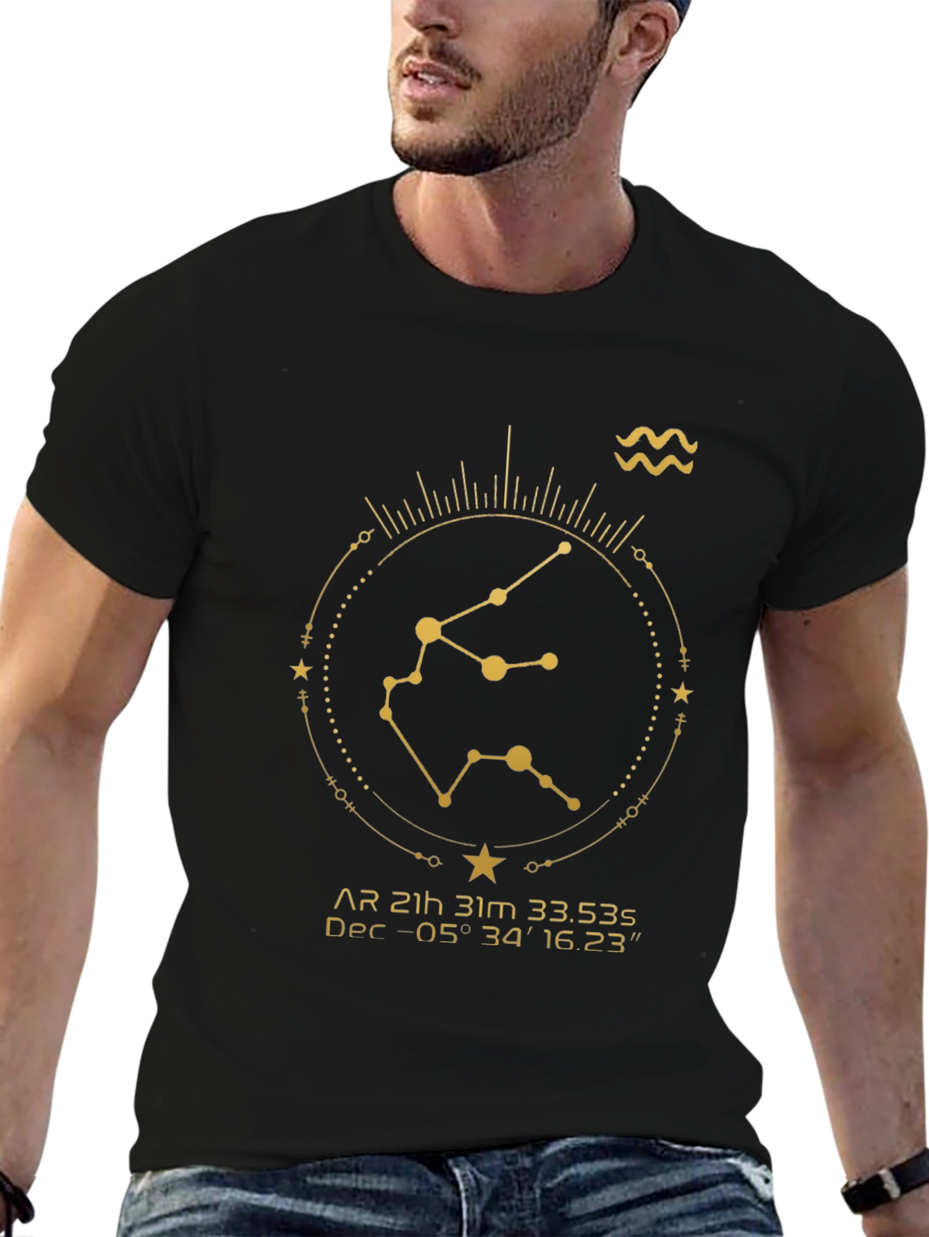 Aquarius Zodiac Constellation T-Shirt