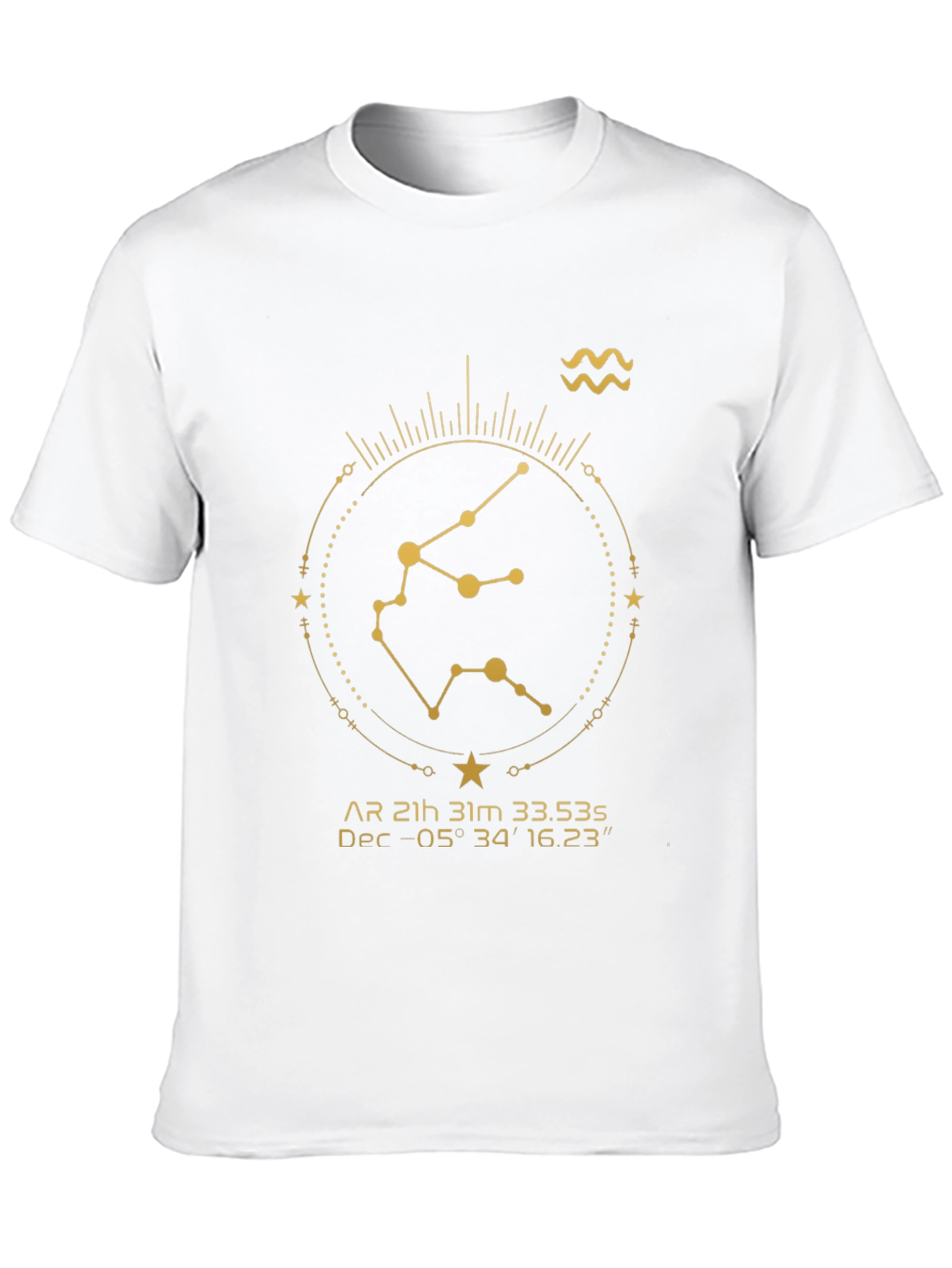 Aquarius Zodiac Constellation T-Shirt
