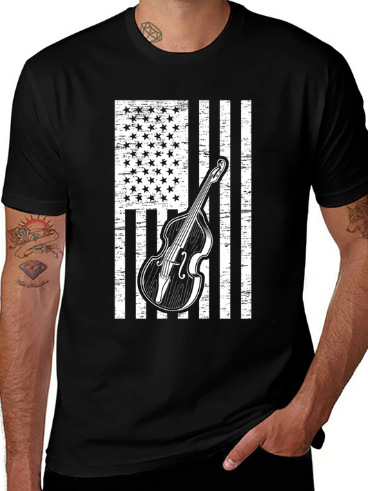 American Flag Bass T-Shirt