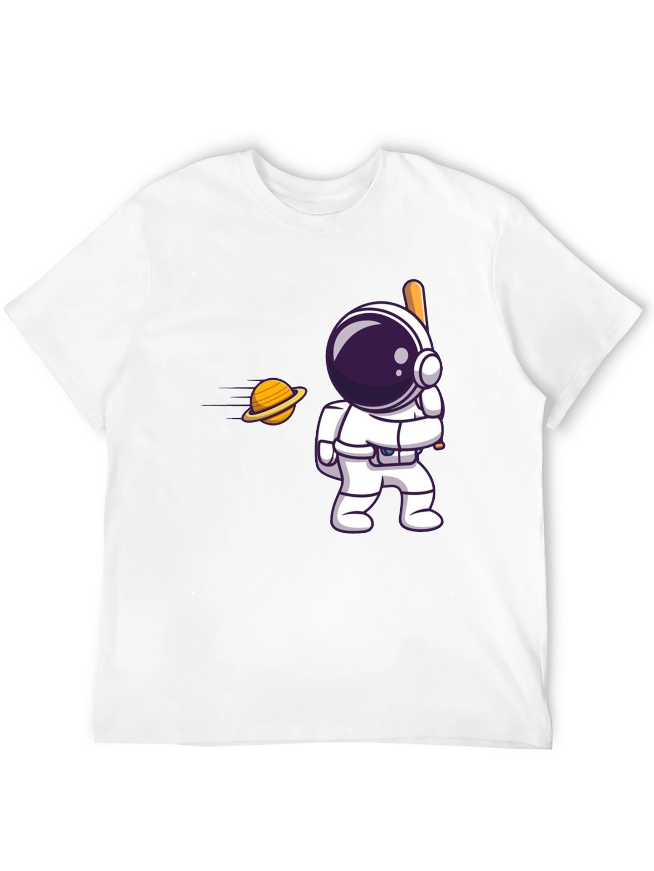 Astronaut Hitting Saturn T-Shirt