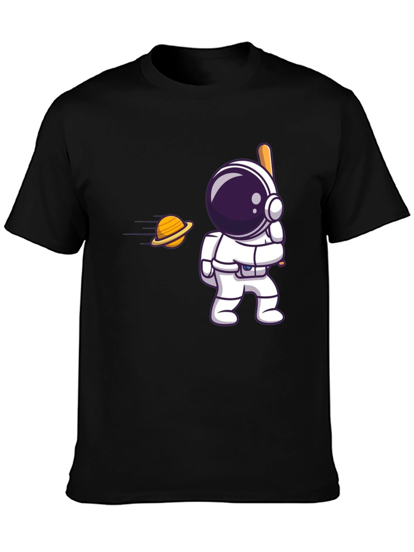 Astronaut Hitting Saturn T-Shirt