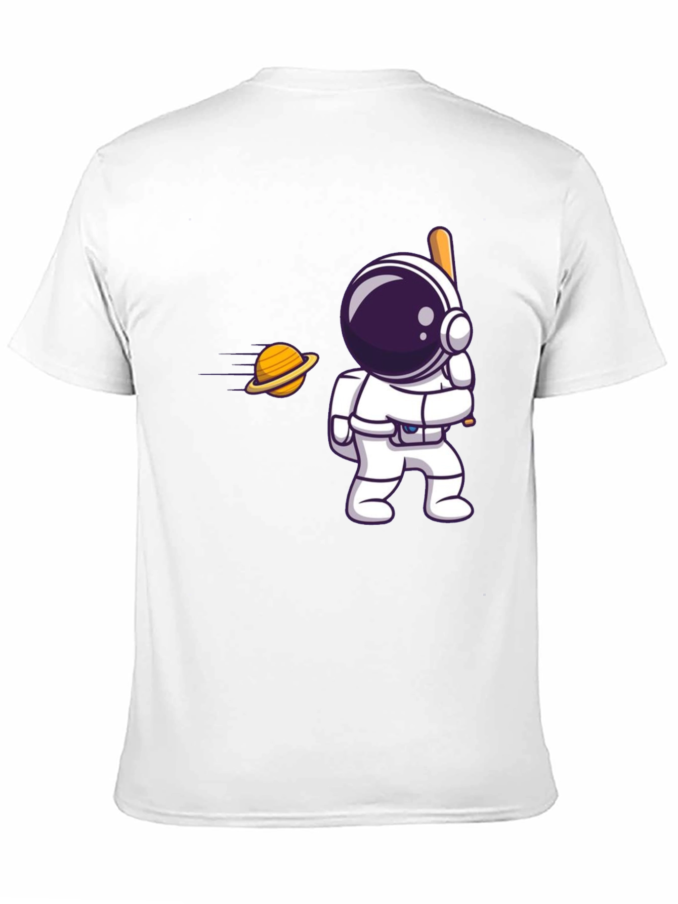 Astronaut Hitting Saturn T-Shirt