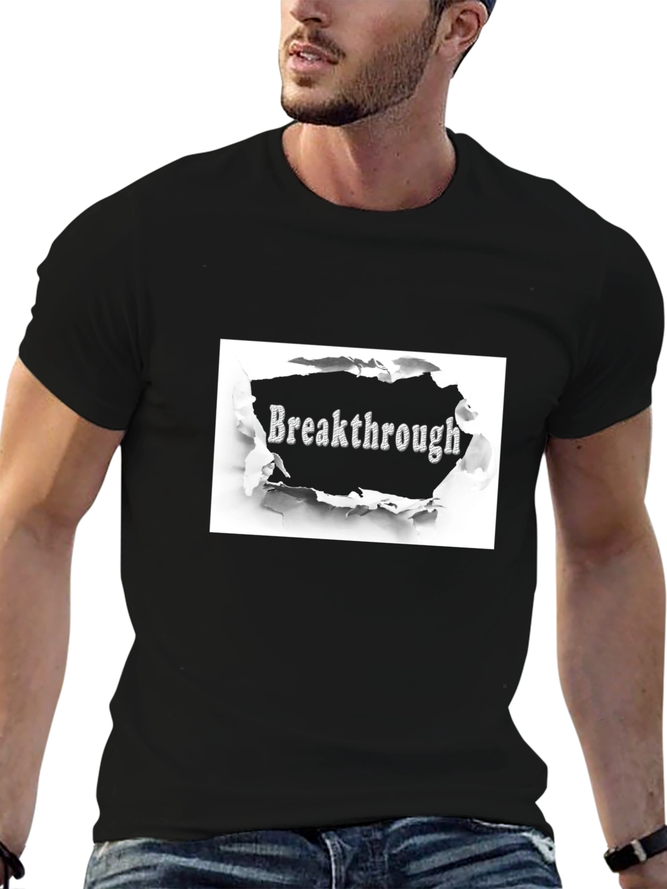 Breakthrough Black Graphic Tee