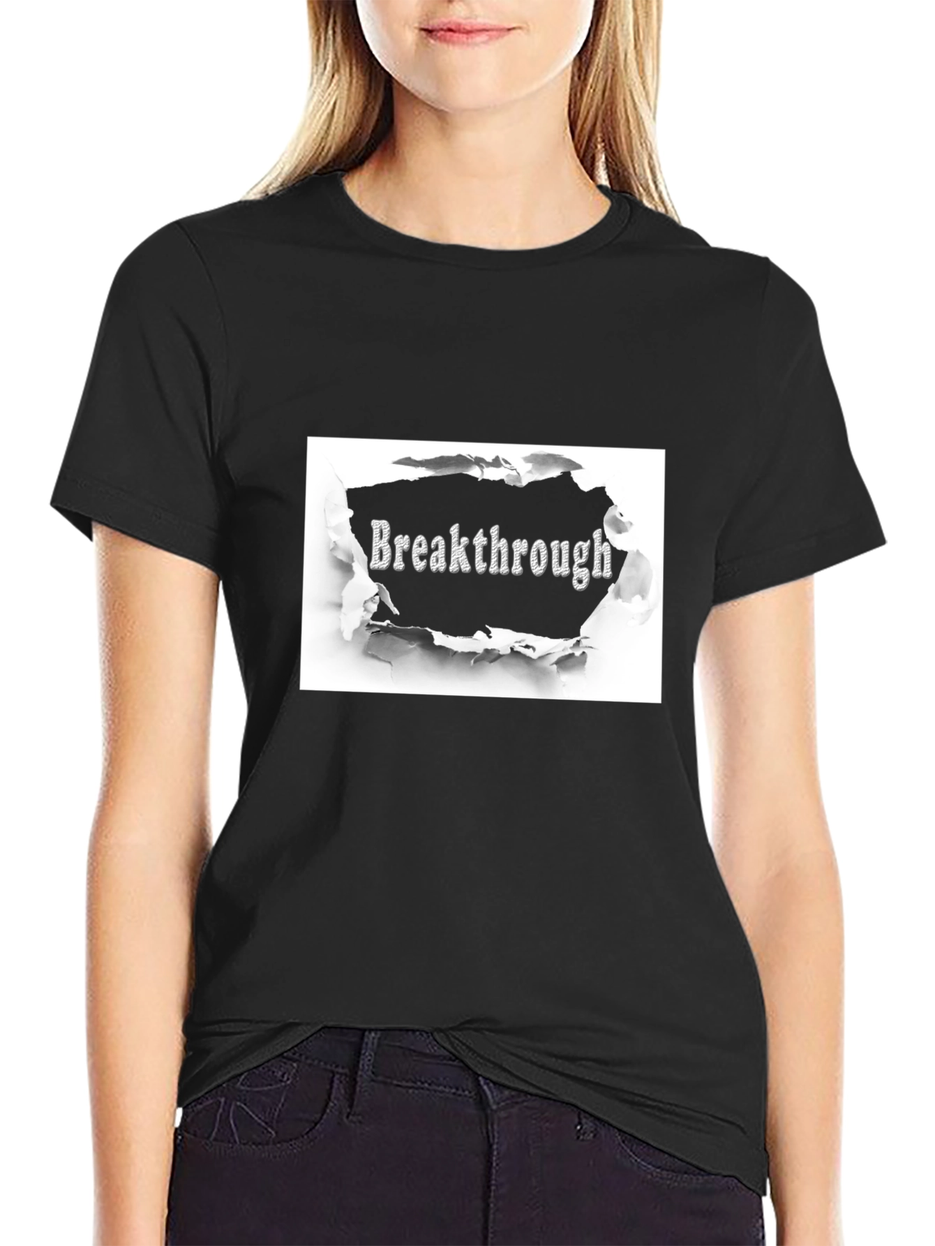 Breakthrough Black Graphic Tee