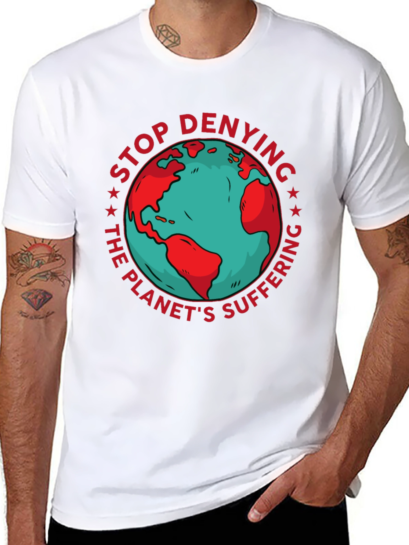 Earth Awareness Graphic T-Shirt