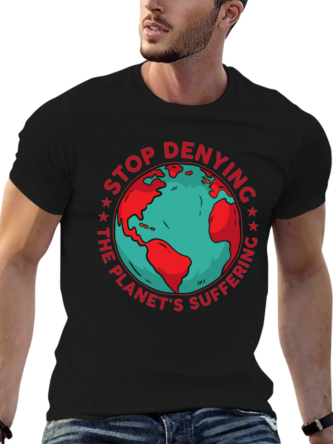 Earth Awareness Graphic T-Shirt