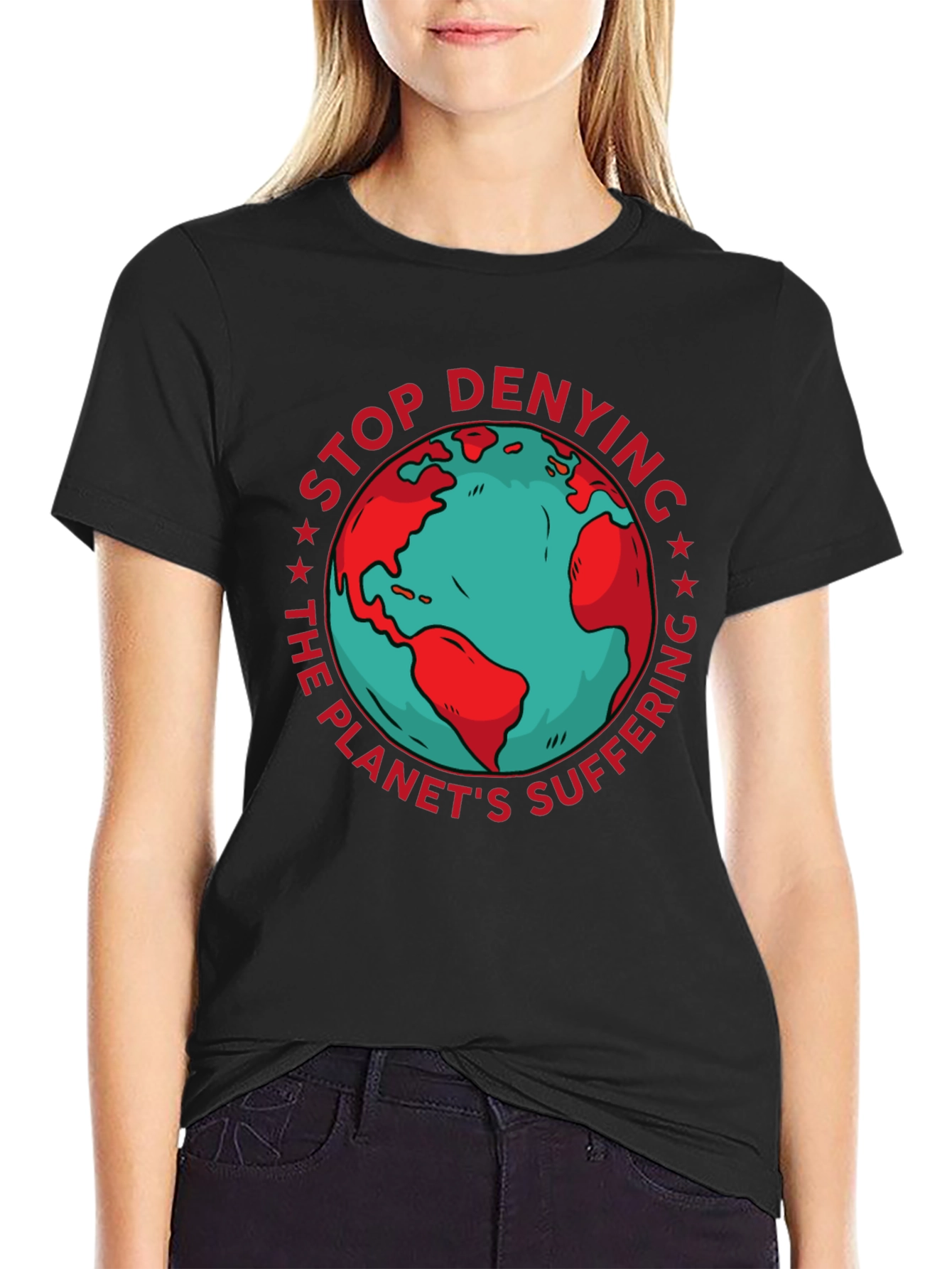 Earth Awareness Graphic T-Shirt