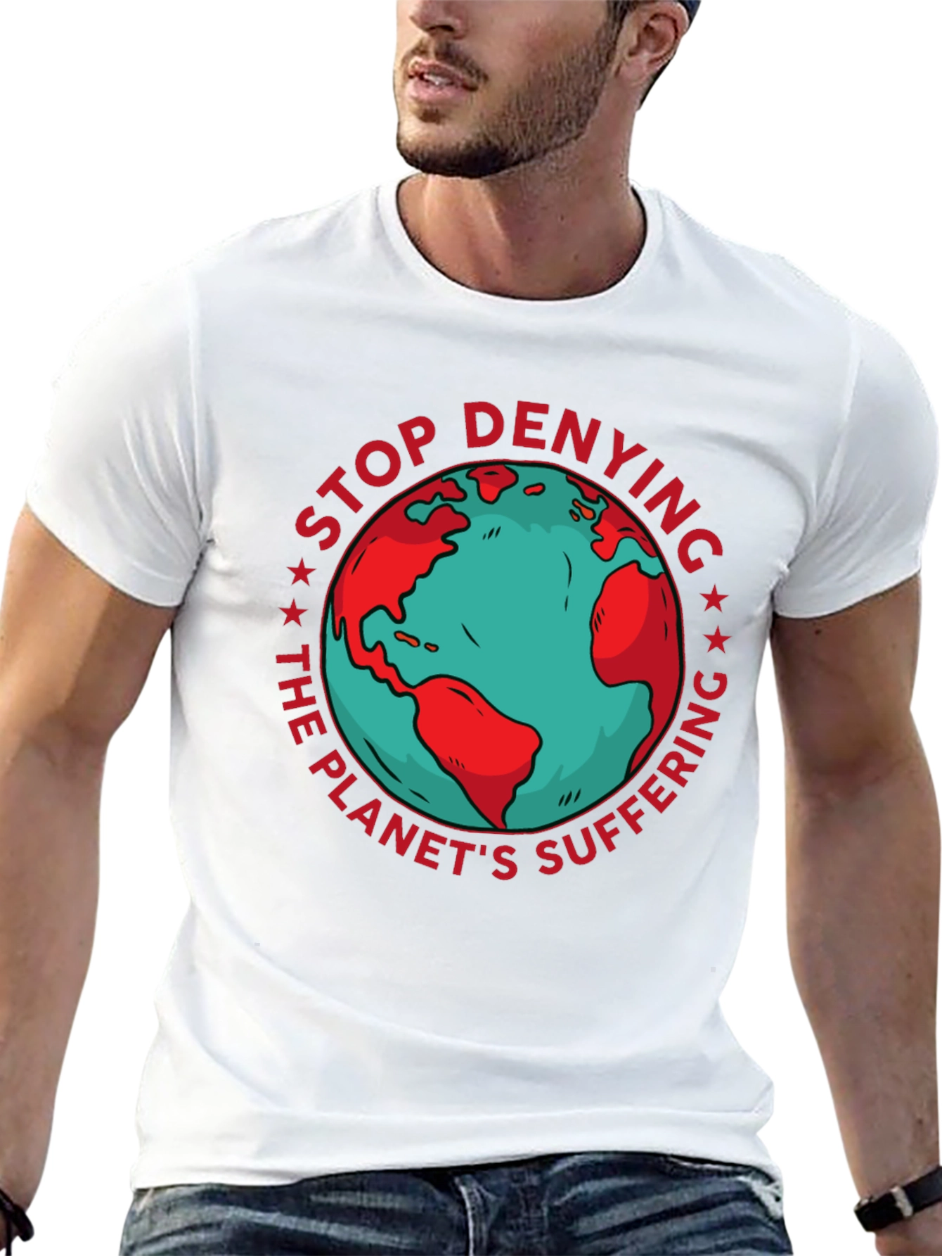 Earth Awareness Graphic T-Shirt