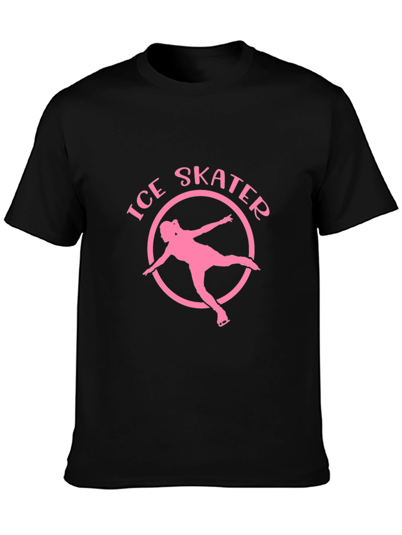 Ice Skater Graphic Tee - Black T-Shirt