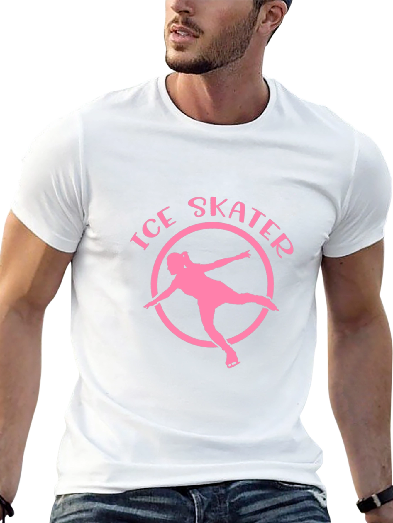 Ice Skater Graphic Tee - Black T-Shirt