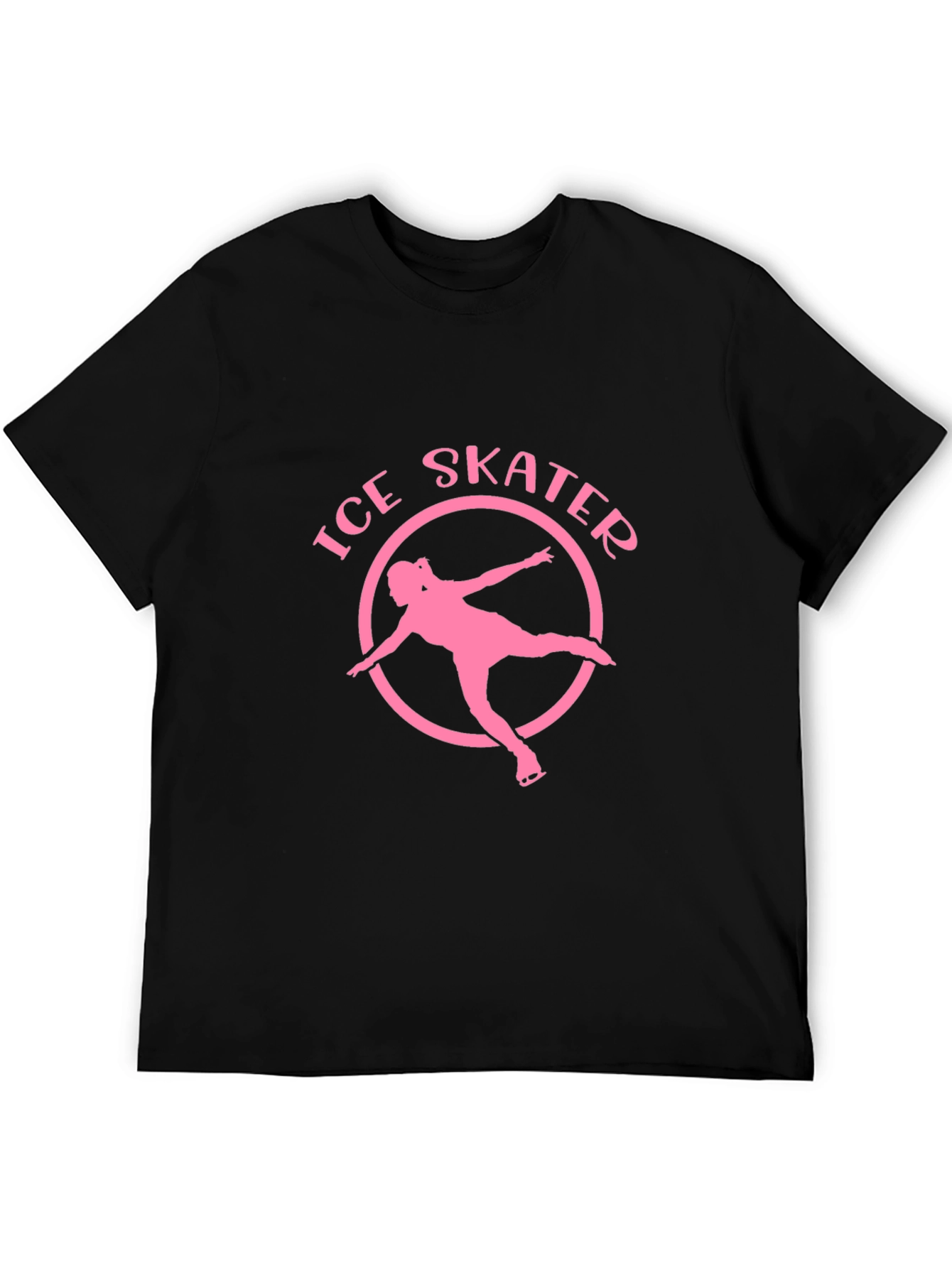 Ice Skater Graphic Tee - Black T-Shirt