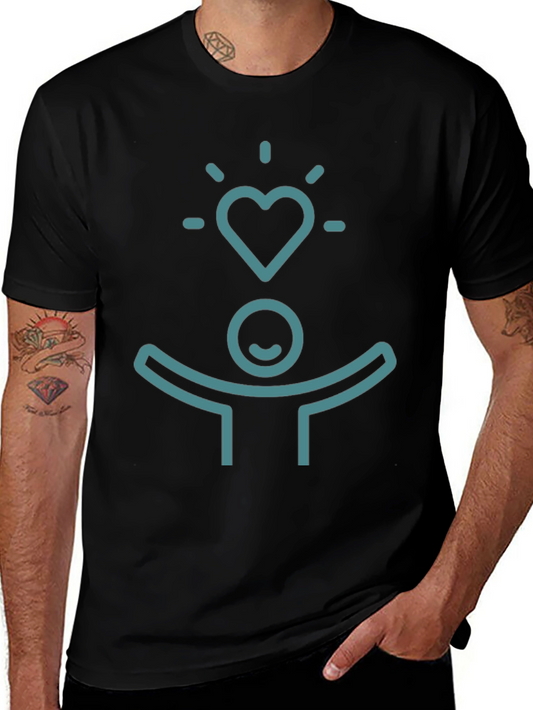 Heart & Soul Graphic Black T-Shirt