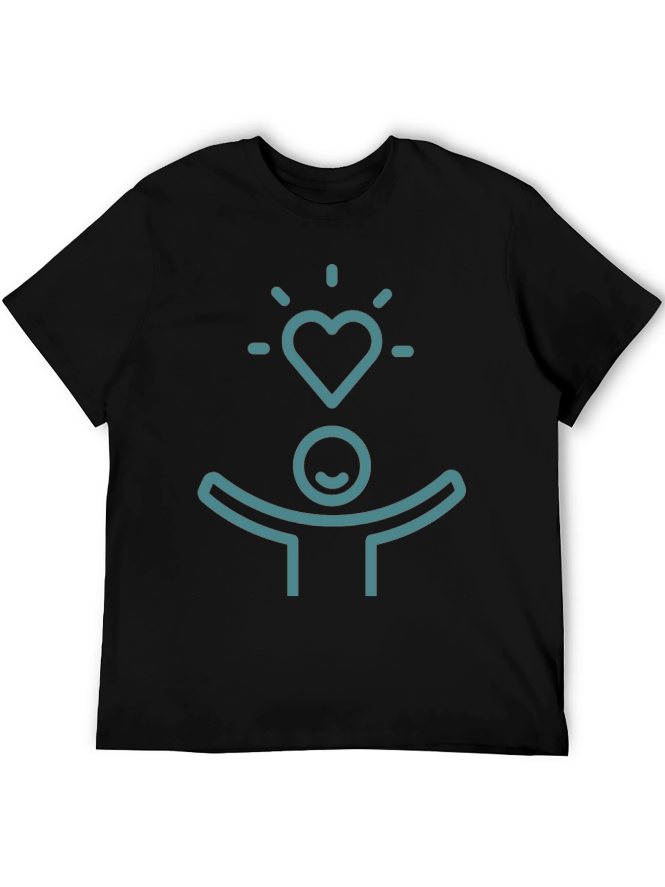 Heart & Soul Graphic Black T-Shirt
