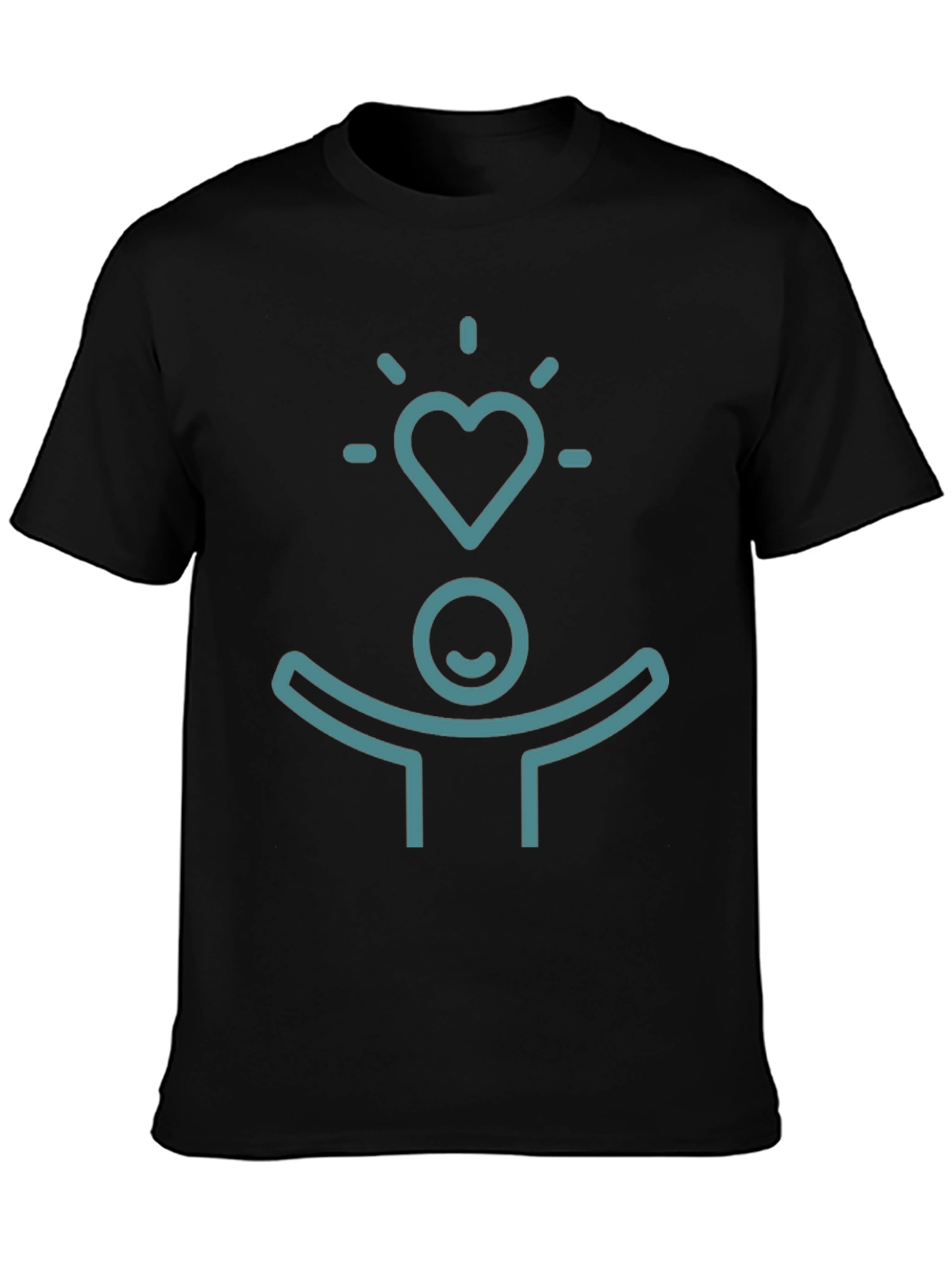 Heart & Soul Graphic Black T-Shirt