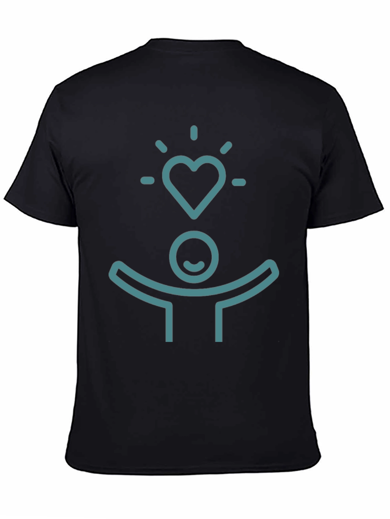 Heart & Soul Graphic Black T-Shirt