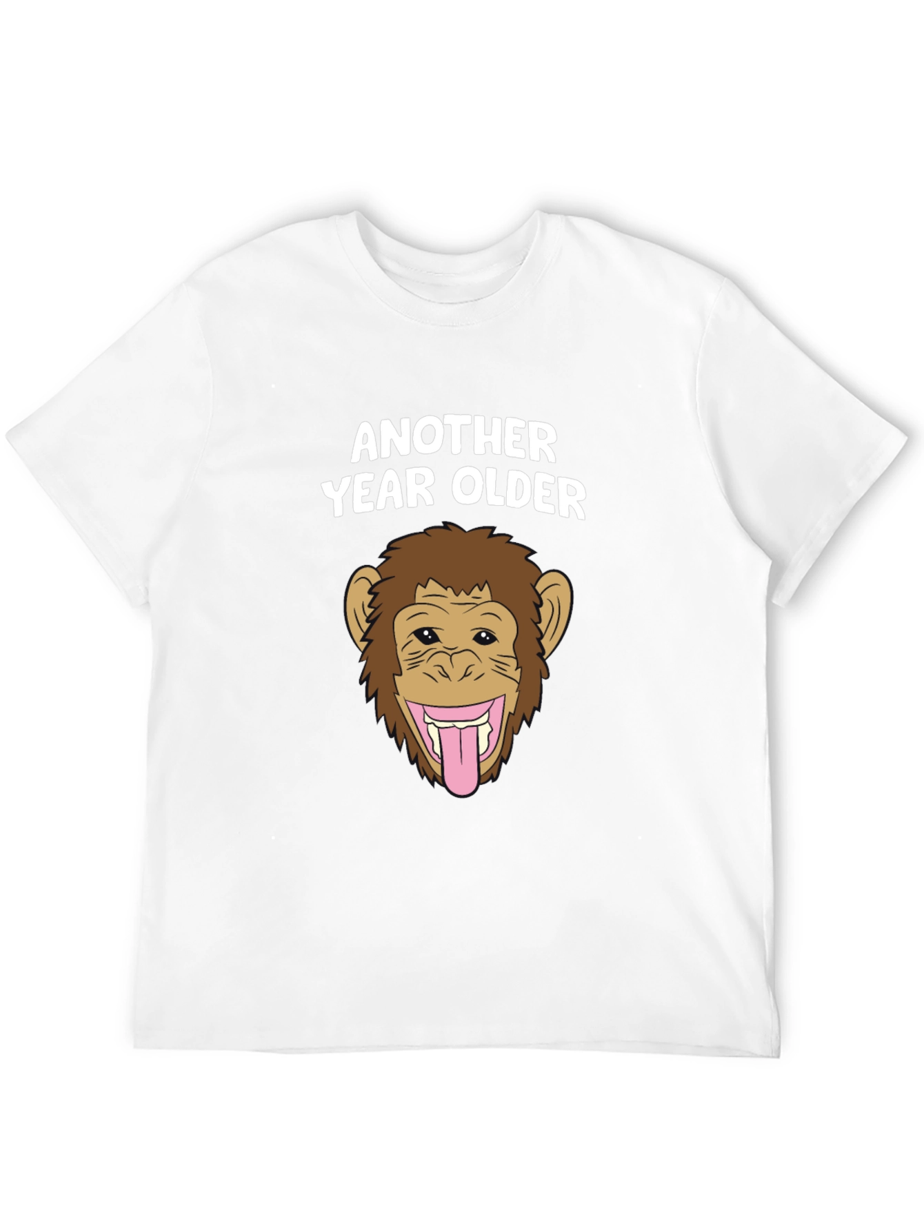 Funny Monkey Birthday T-Shirt - Another Year Older