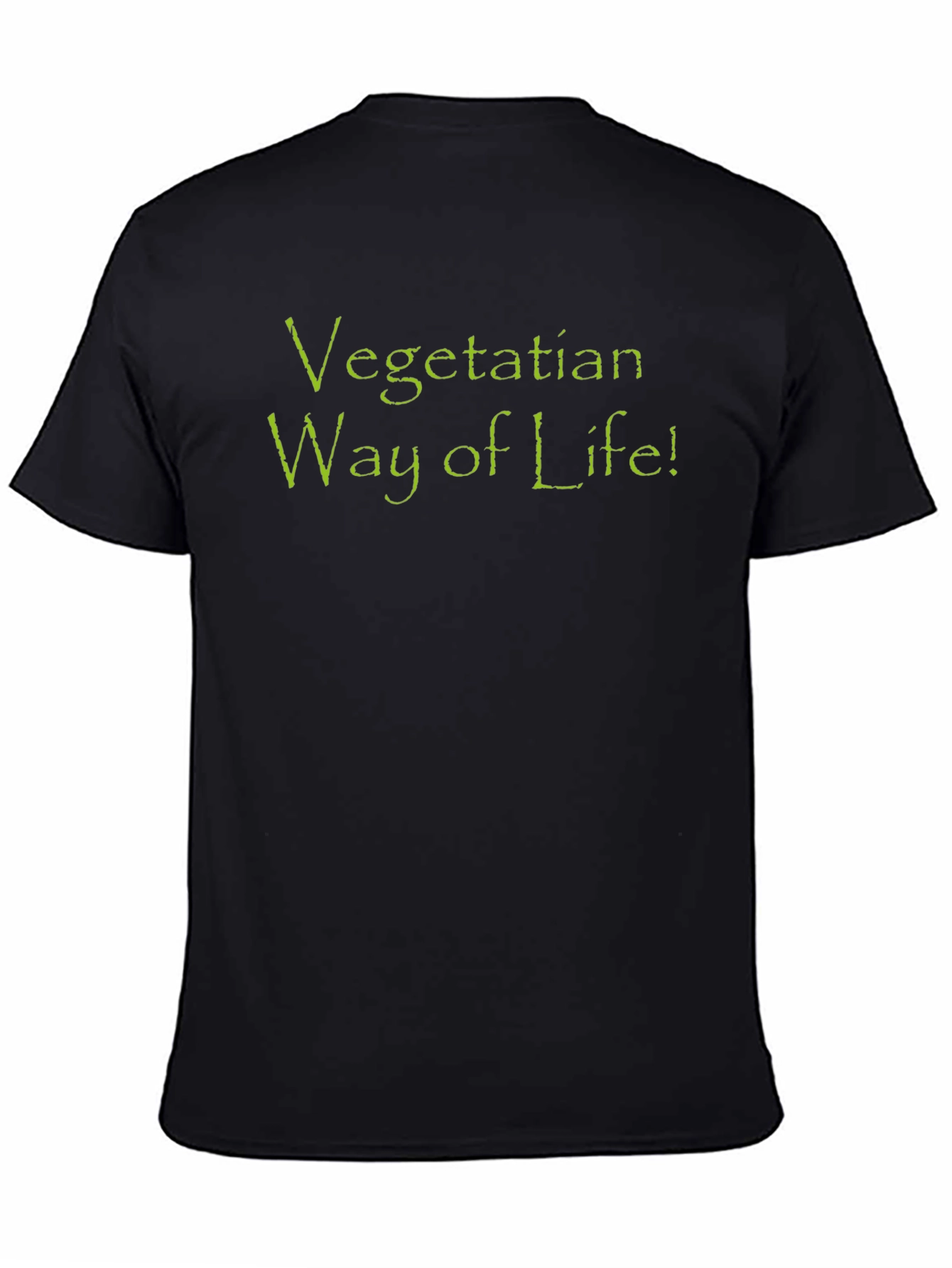 Vegetarian Way of Life T-Shirt - Black