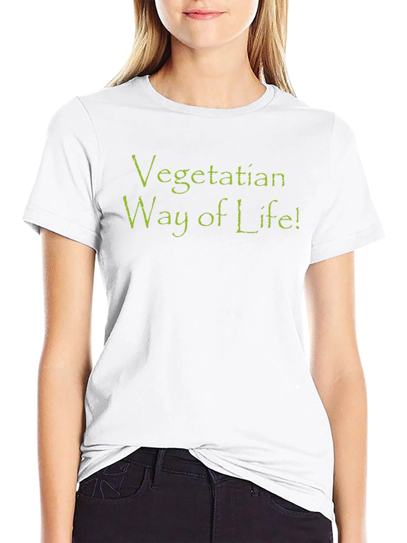 Vegetarian Way of Life T-Shirt - Black