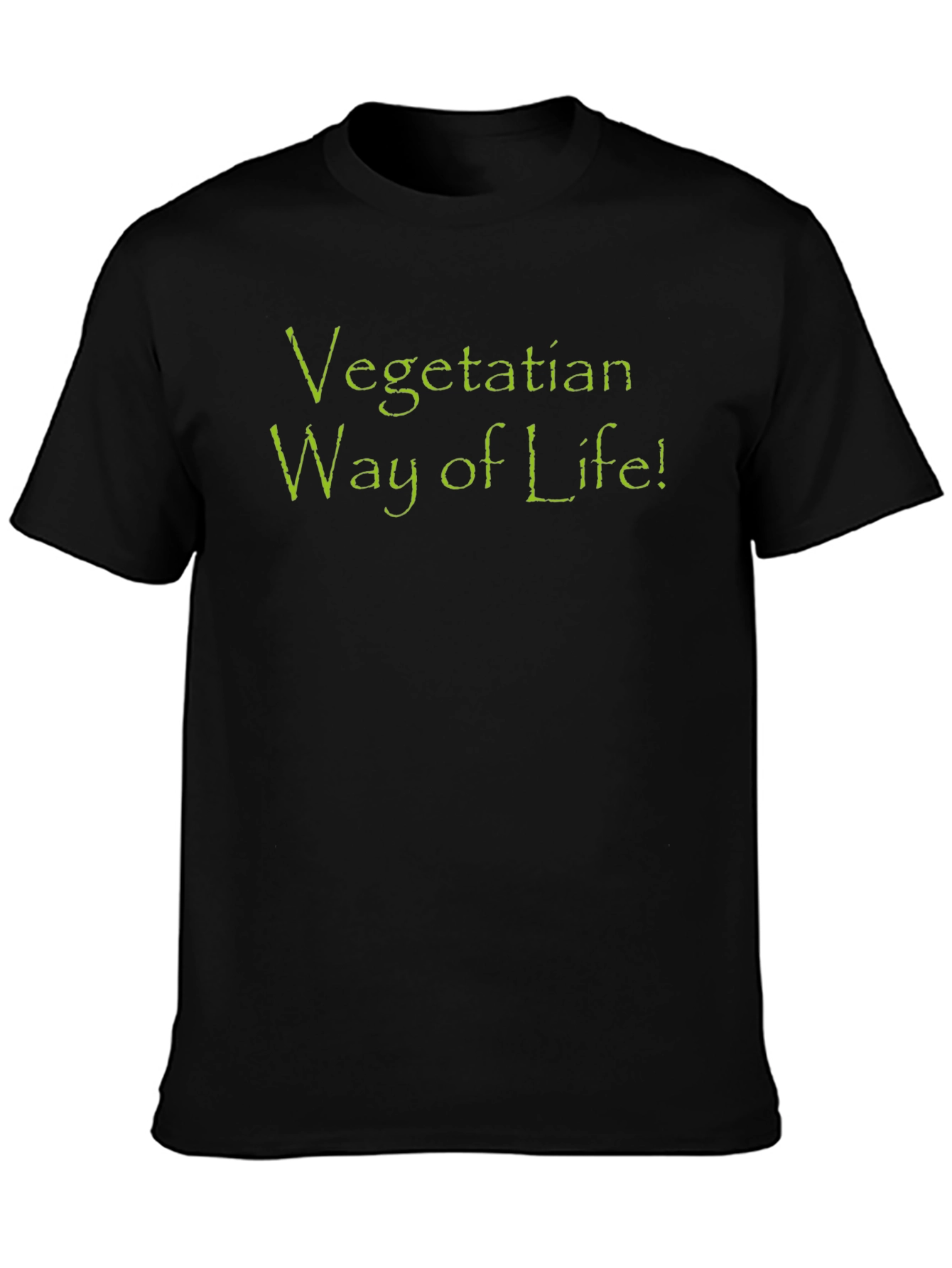Vegetarian Way of Life T-Shirt - Black