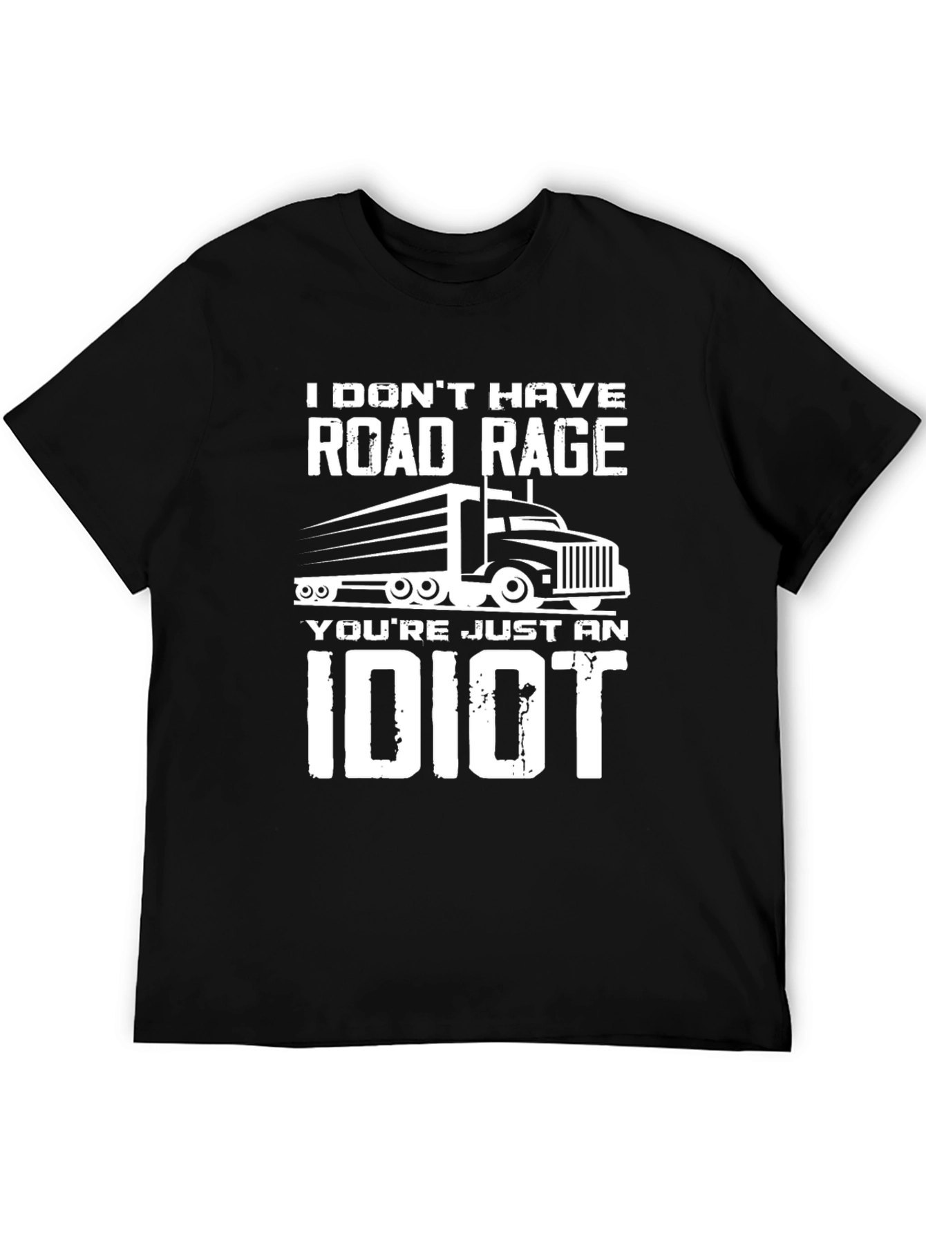 Road Rage Trucker T-Shirt - Funny Slogan Tee
