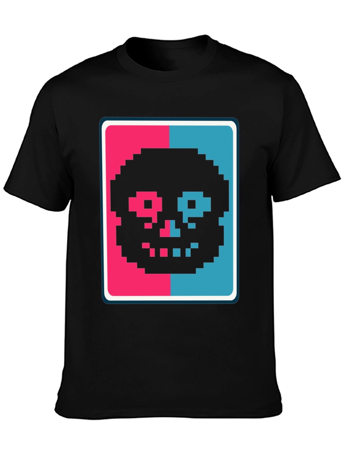 Pixel Skull T-Shirt - Retro Gaming Style