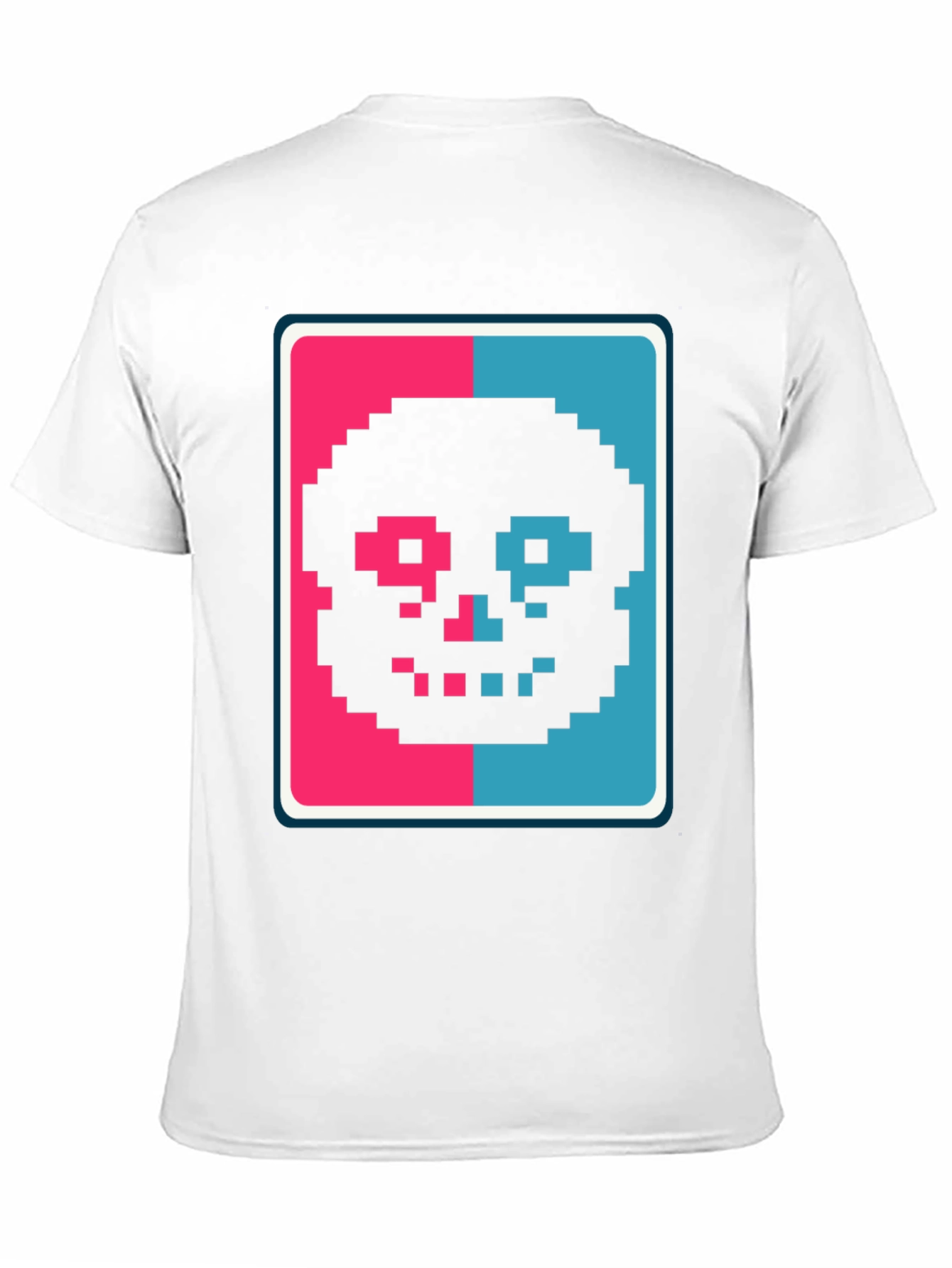 Pixel Skull T-Shirt - Retro Gaming Style