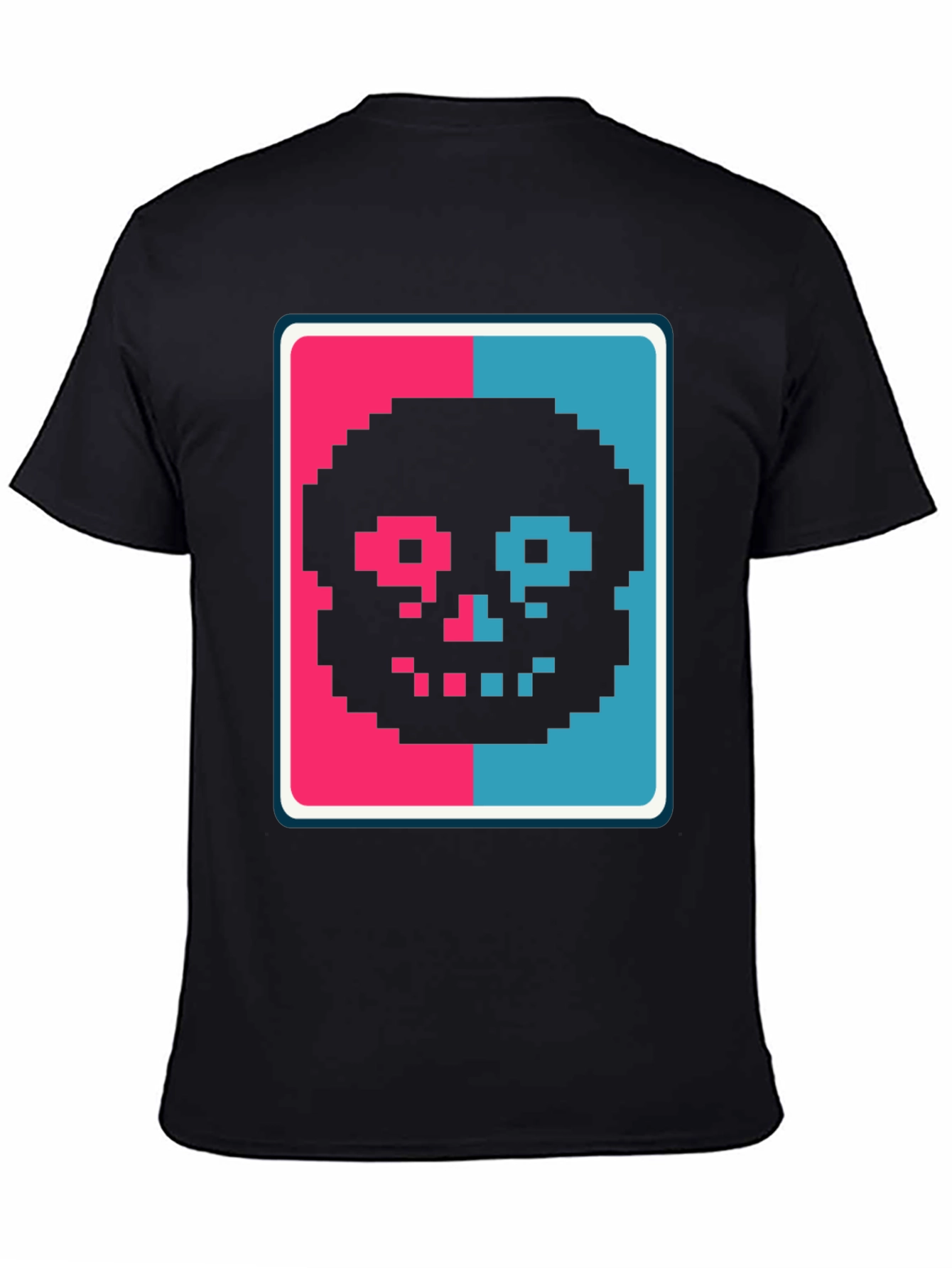 Pixel Skull T-Shirt - Retro Gaming Style
