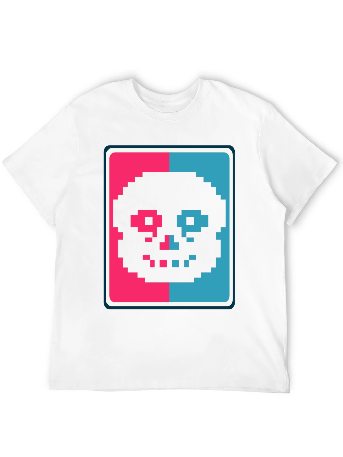 Pixel Skull T-Shirt - Retro Gaming Style