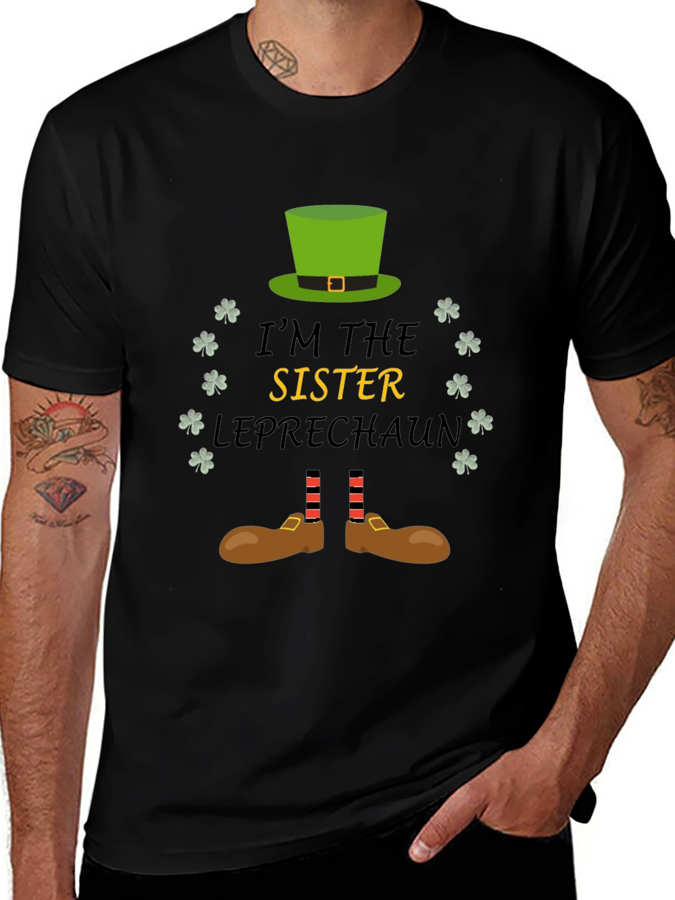 Im The Sister Leprechaun Graphic Tee