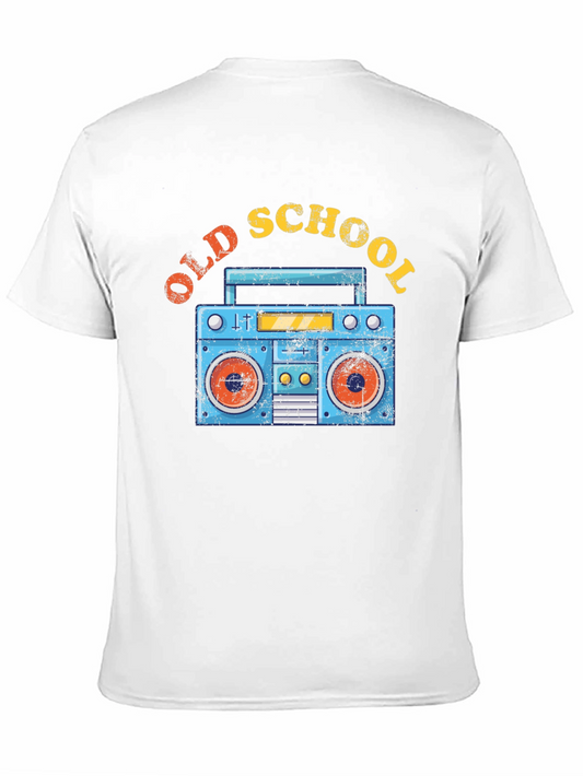 Vintage Boombox Old School Graphic T-Shirt
