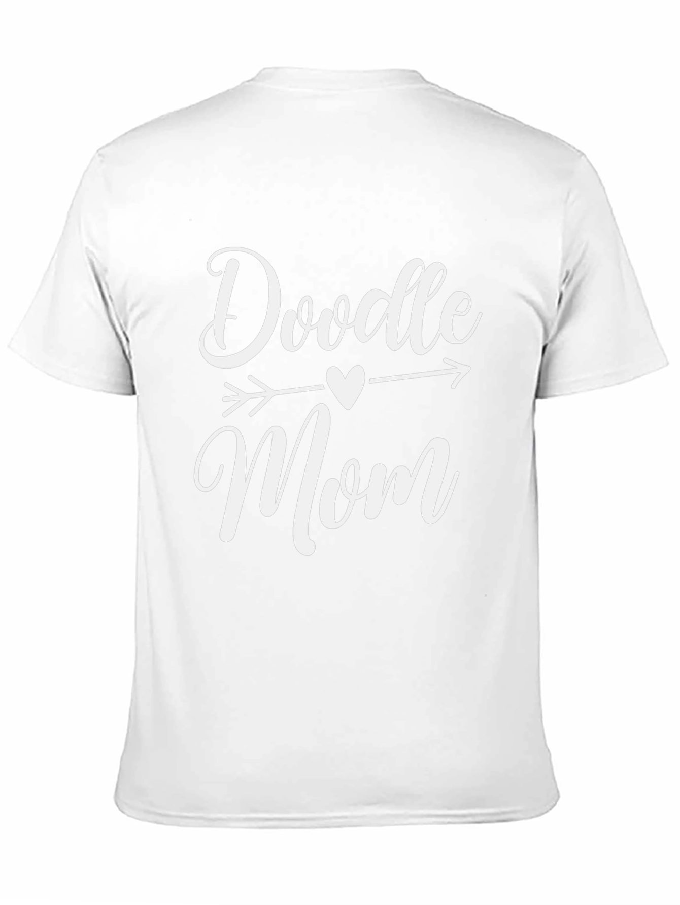 Doodle Mom T-Shirt - Heart Arrow Design