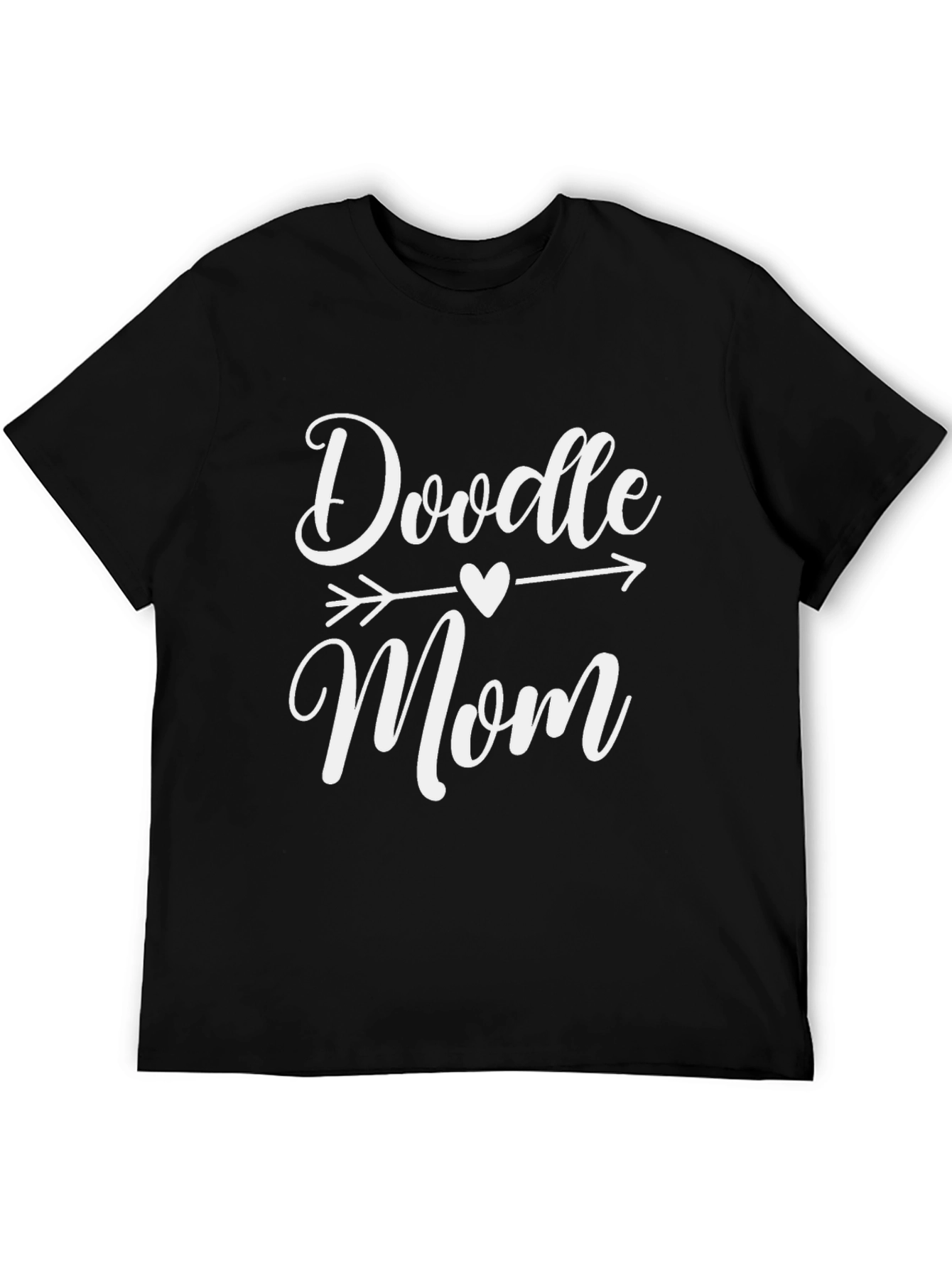Doodle Mom T-Shirt - Heart Arrow Design